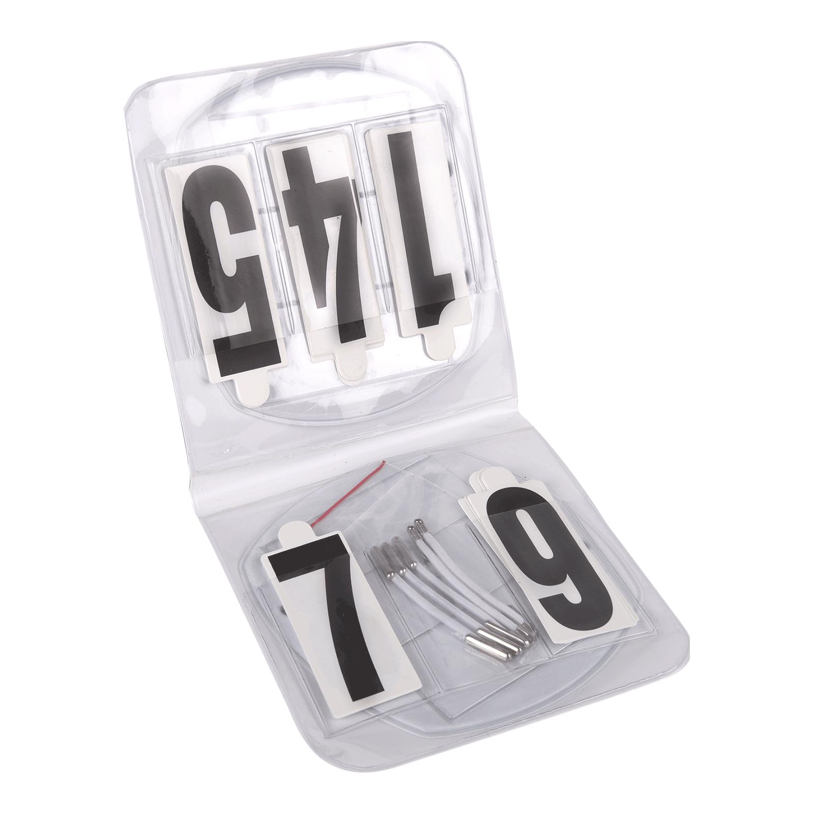 Waldhausen Kopfnummern Set Oval 4-stellig mit Gummis