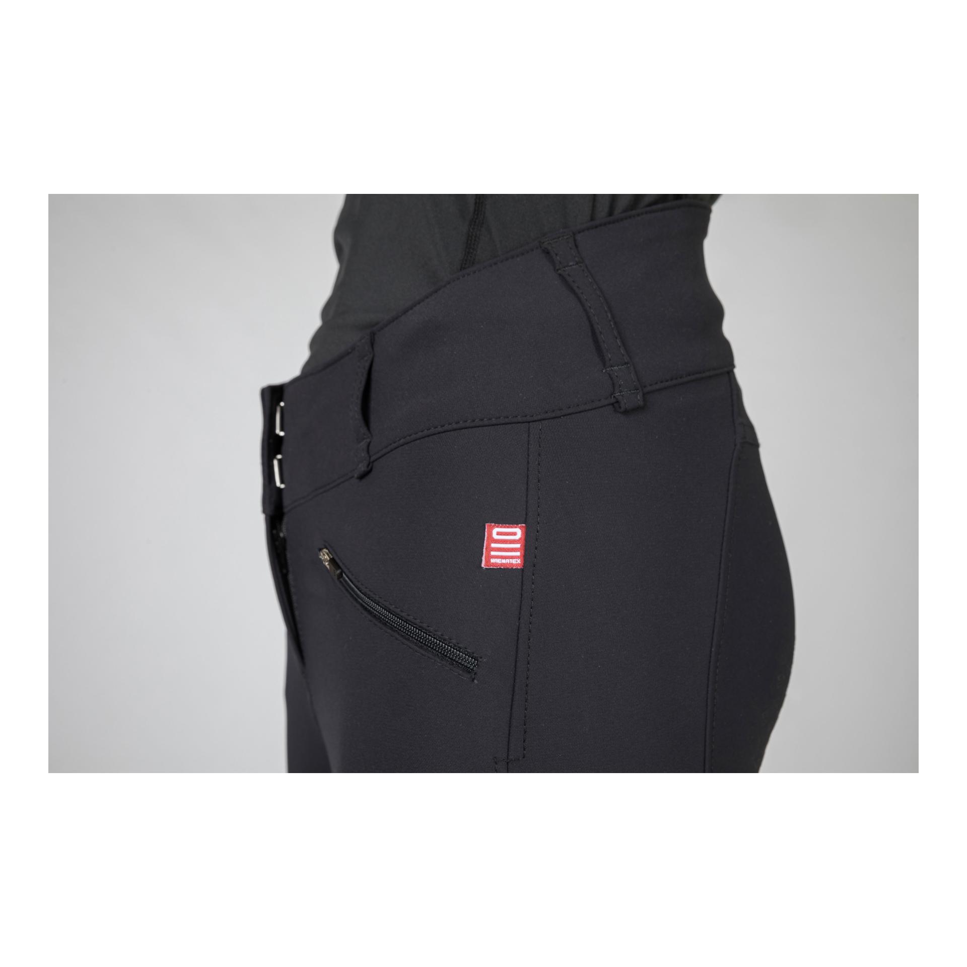 Back on Track Pantalon d'équitation Katie pour femmes à fond intégral - noir