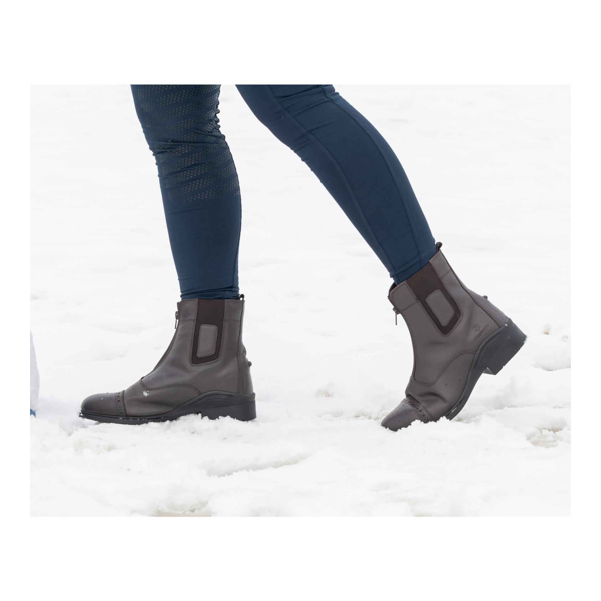Marengo Reitstiefelette Frontzip Pro Echtleder