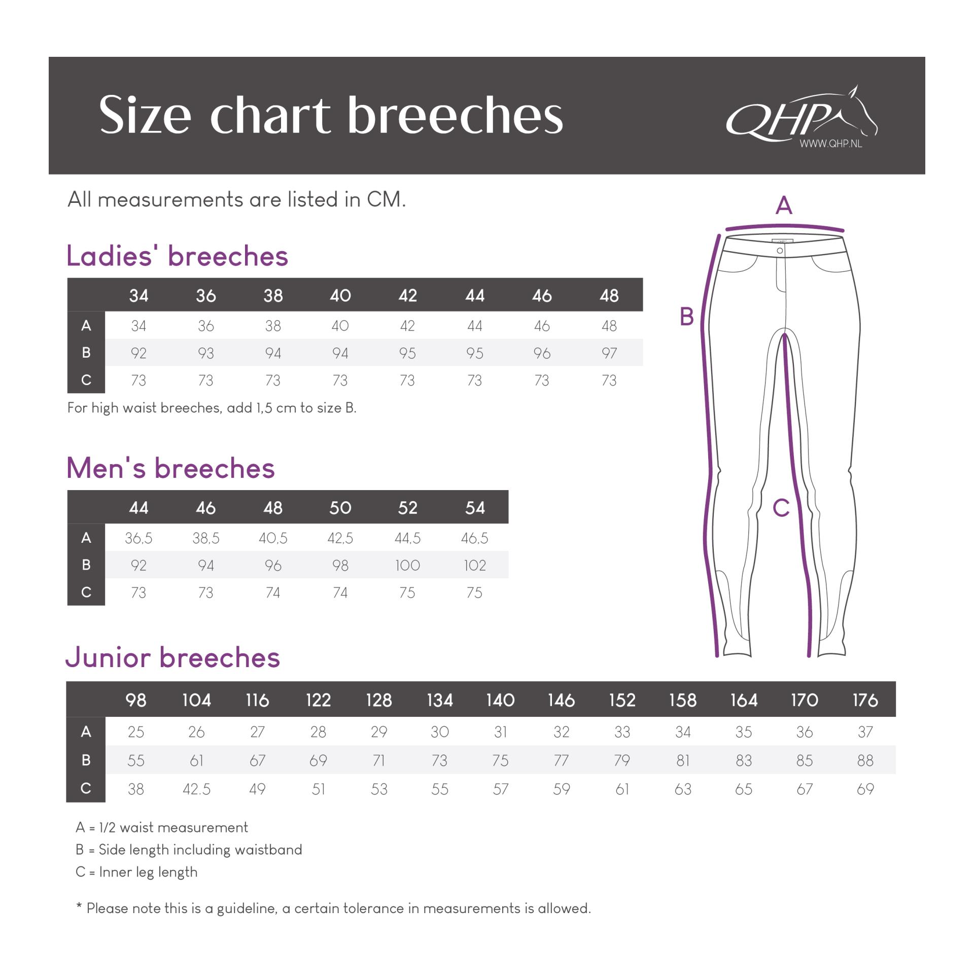 QHP Leggings d'équitation junior Isalyn fond intégral