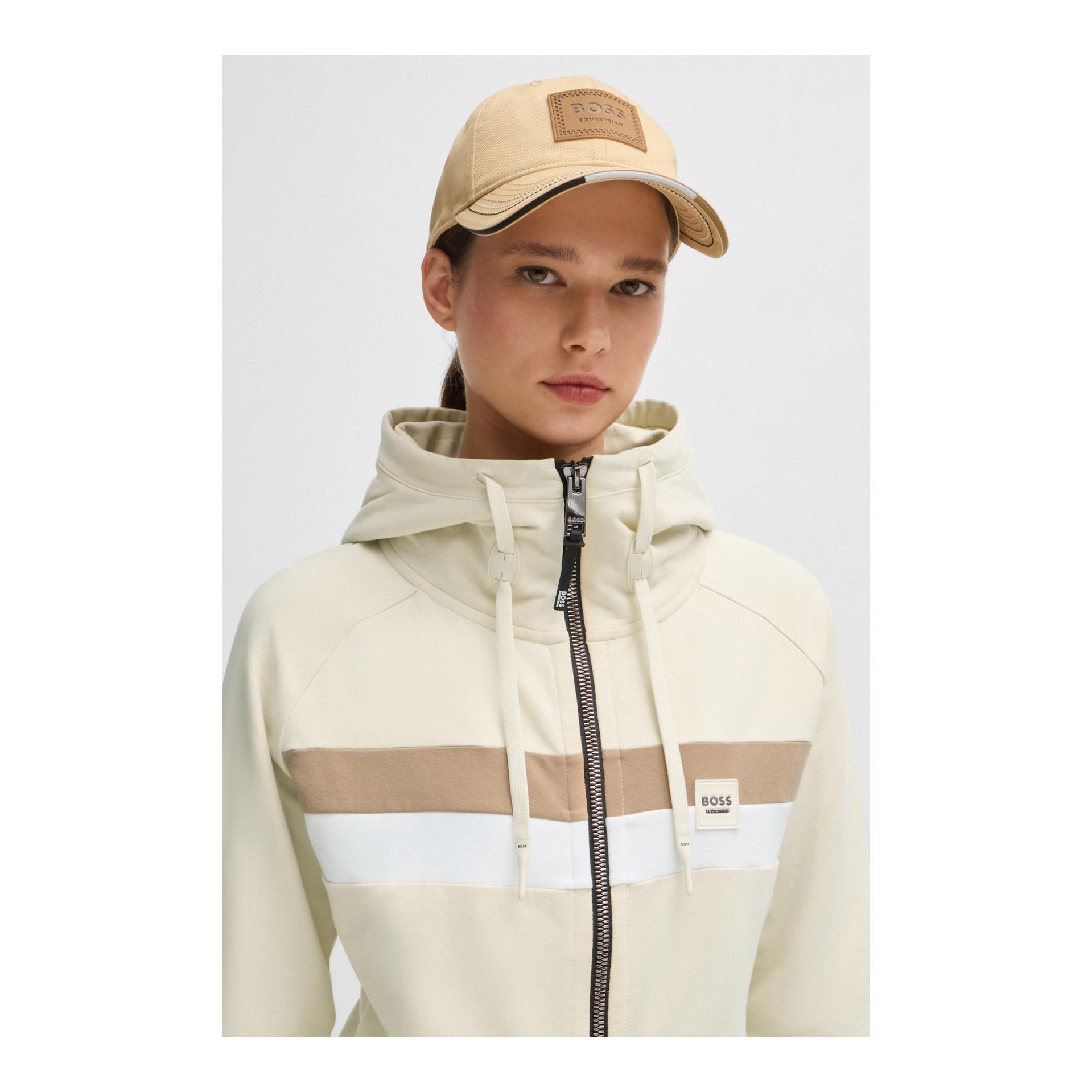 BOSS Equestrian Hoodie Zip Riva Damen