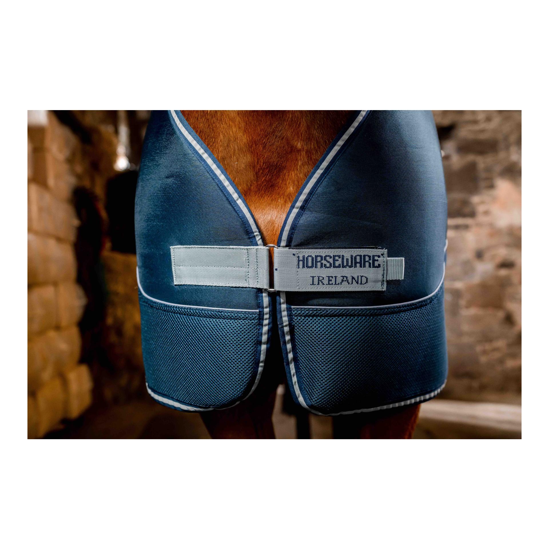 Horseware Abschwitzdecke Dry Liner - navy/silver