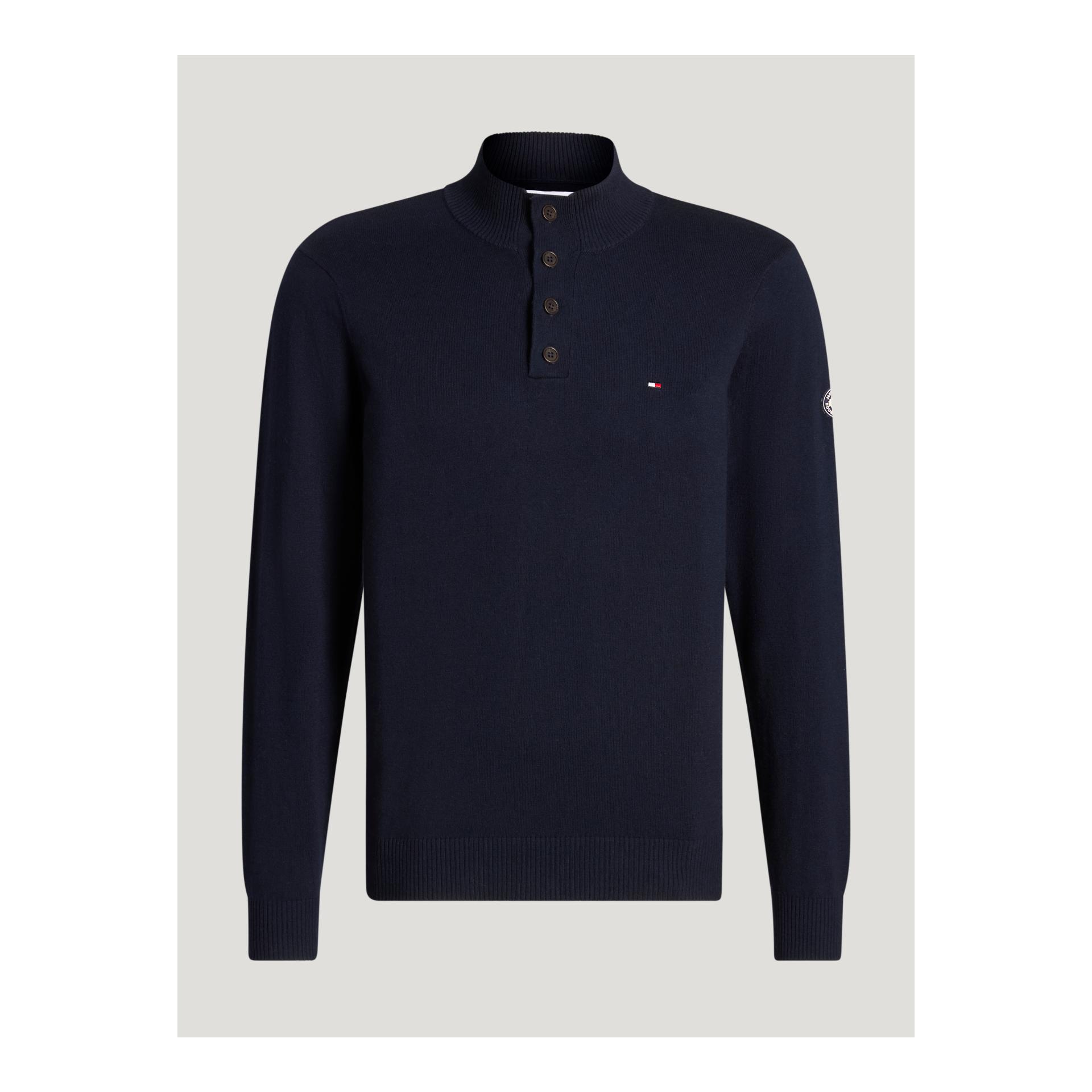 Tommy Hilfiger Equestrian Pull homme à boutons 1/4 Scott