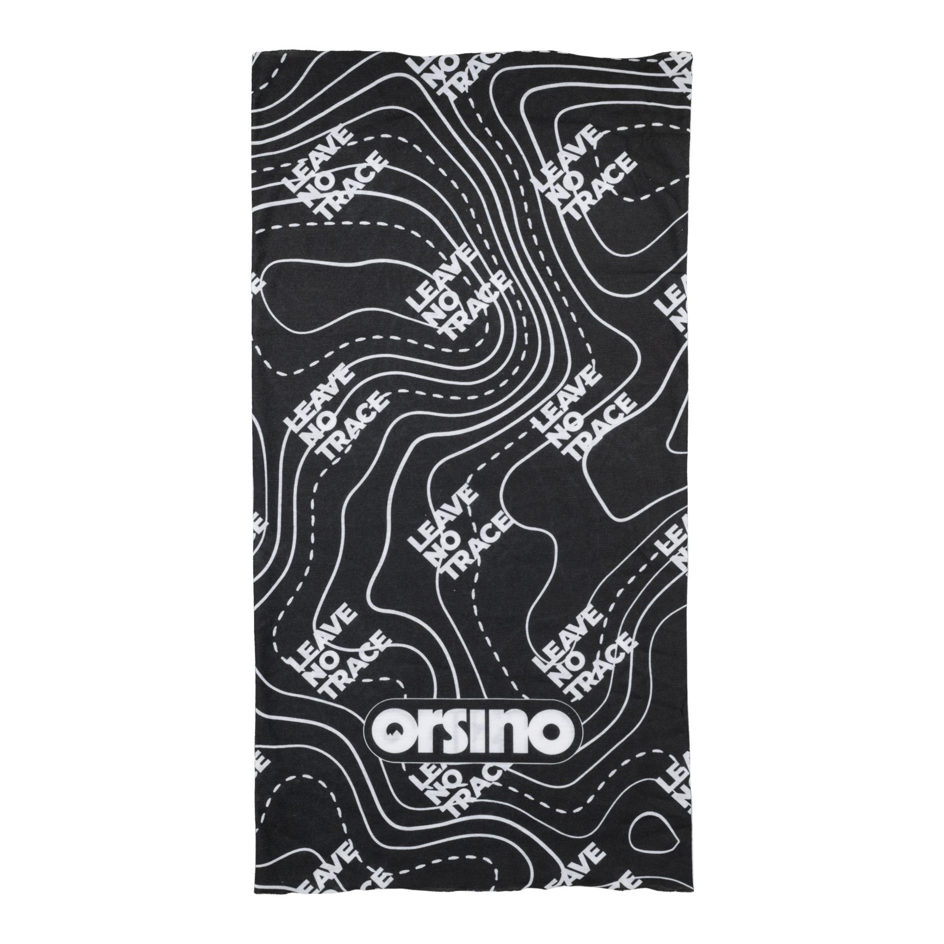 Multifunktionstuch Neckwarmer Leave no trace - schwarz