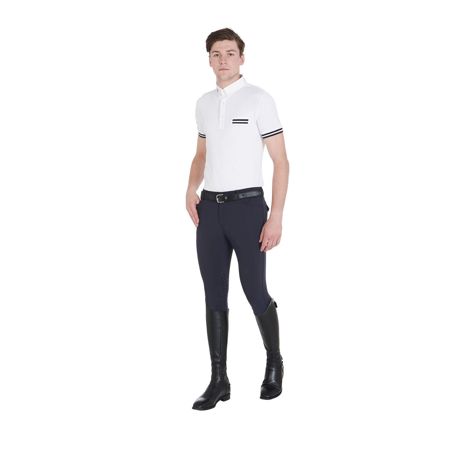 Equestro Reithose Caspar Kniebesatz Herren