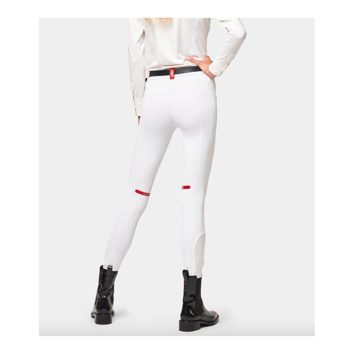ea.St Professional Reithose R2 Performance Jumping Kniegrip Damen - weiss
