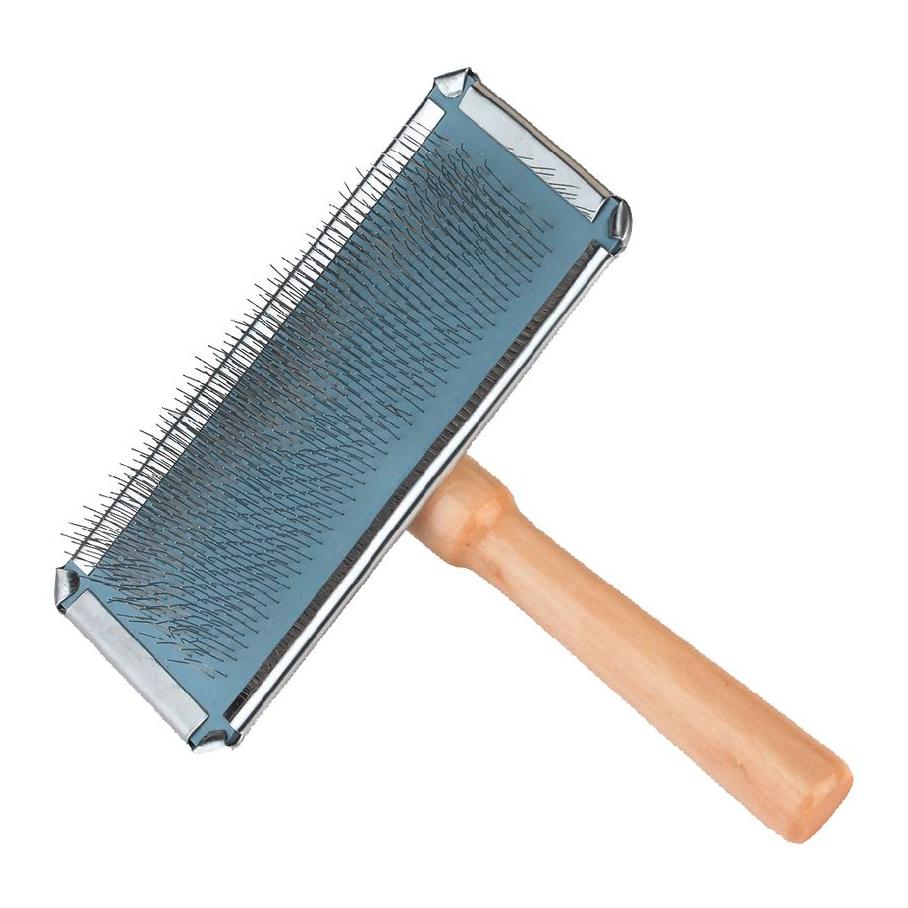 Kerbl Pet Brosse douce à poils souples avec manche en bois