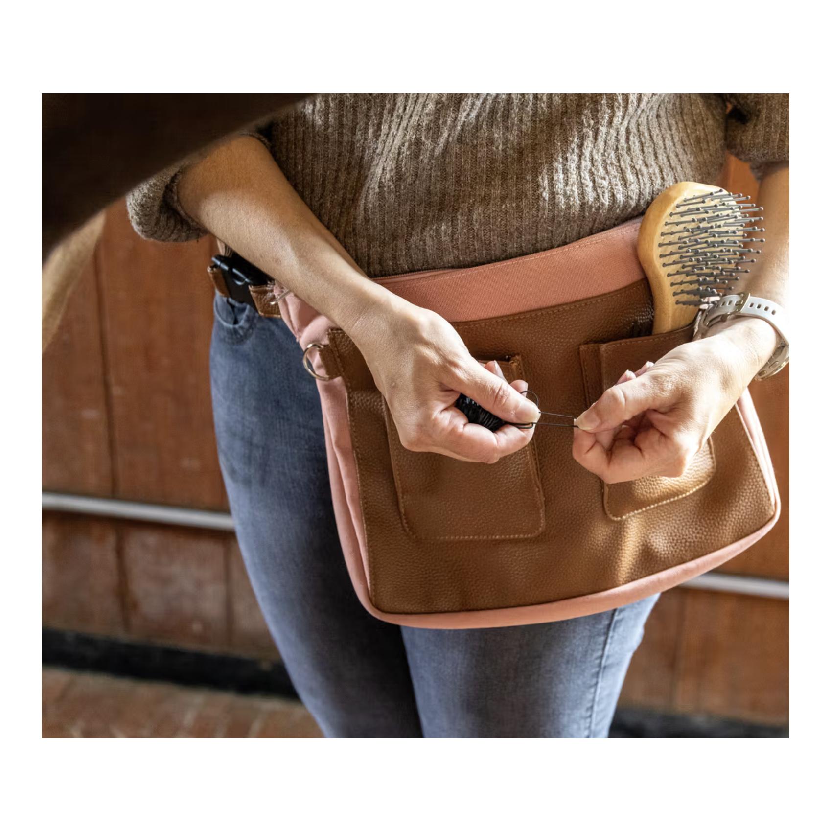 Grooming Deluxe Sac banane à tresser en toile