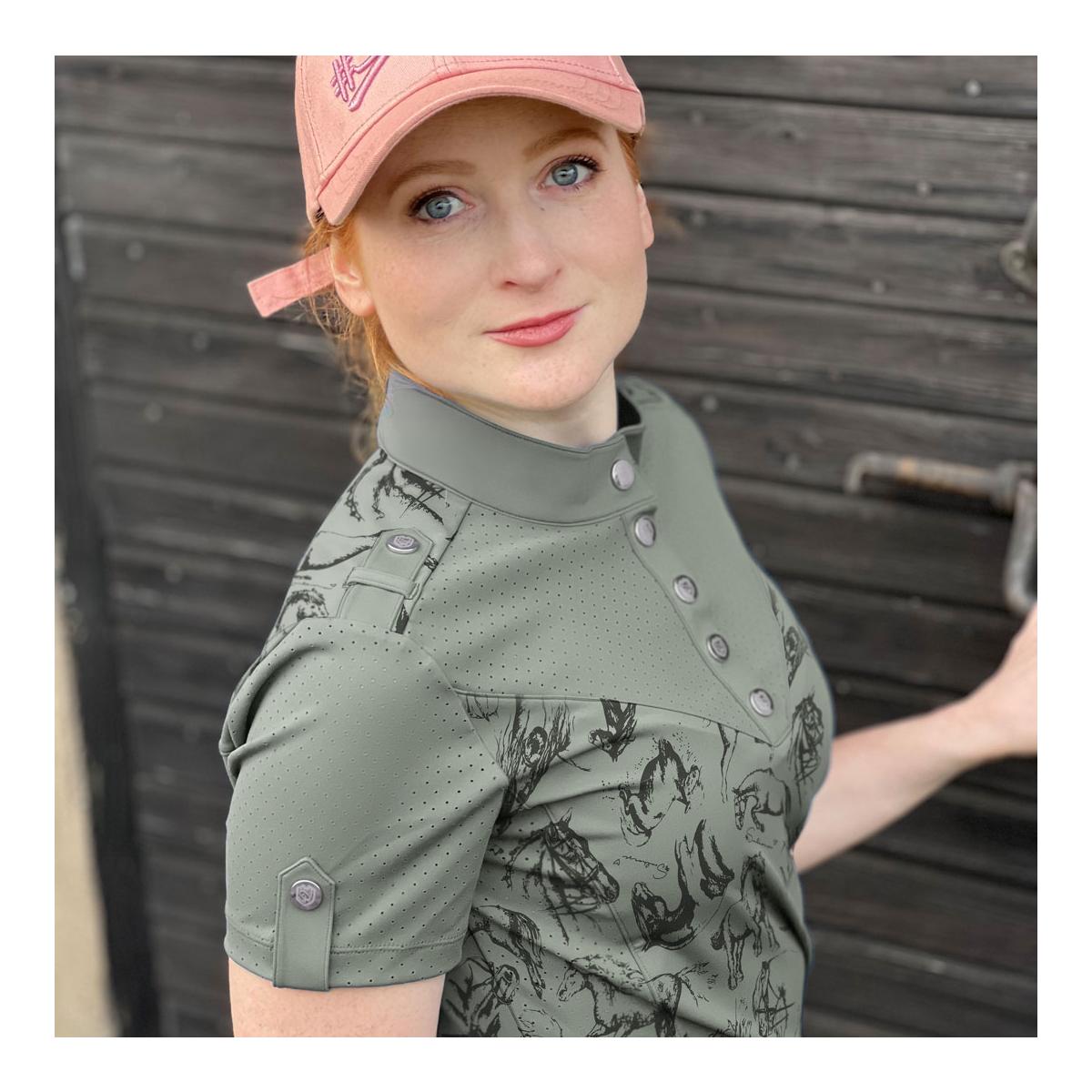 Soulhorse Funktions Poloshirt Horses