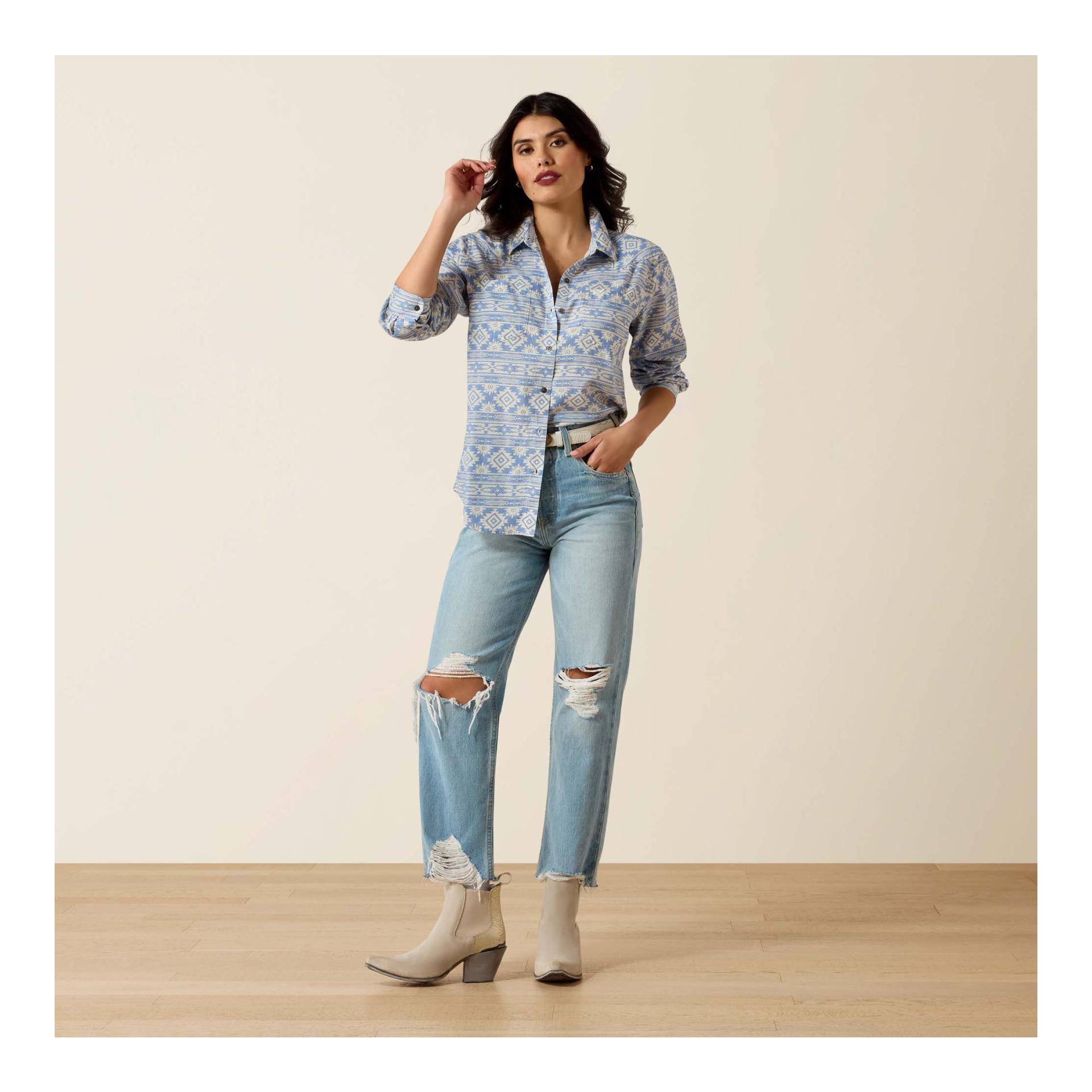 Ariat Shirt Real Billie Jean Langarm Damen