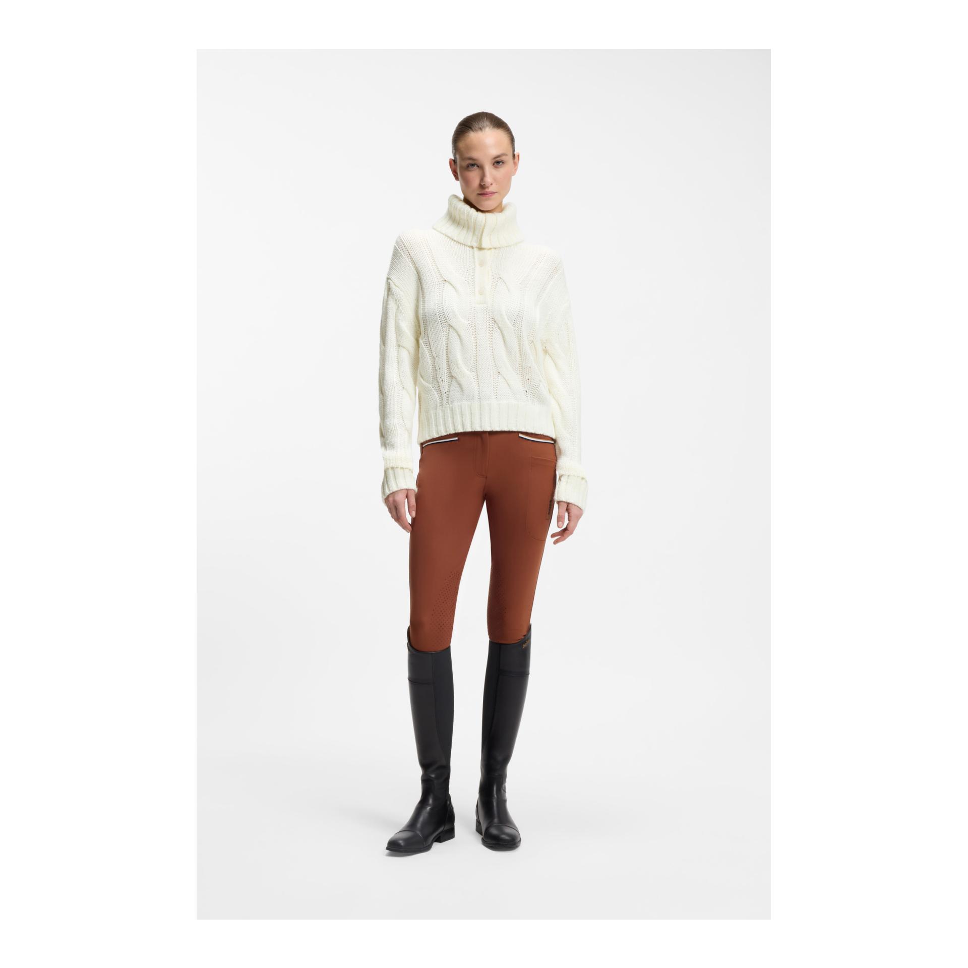BOSS Equestrian Pull en maille torsadée Eve