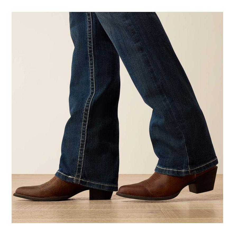 Ariat Jeans R.E.A.L. Mid Rise Stretch Ivy Stackable Straight Leg