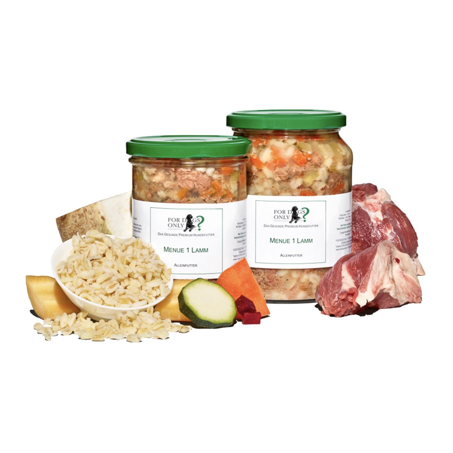 For Dogs Only? Nourriture pour chiens Premium Menue Agneau