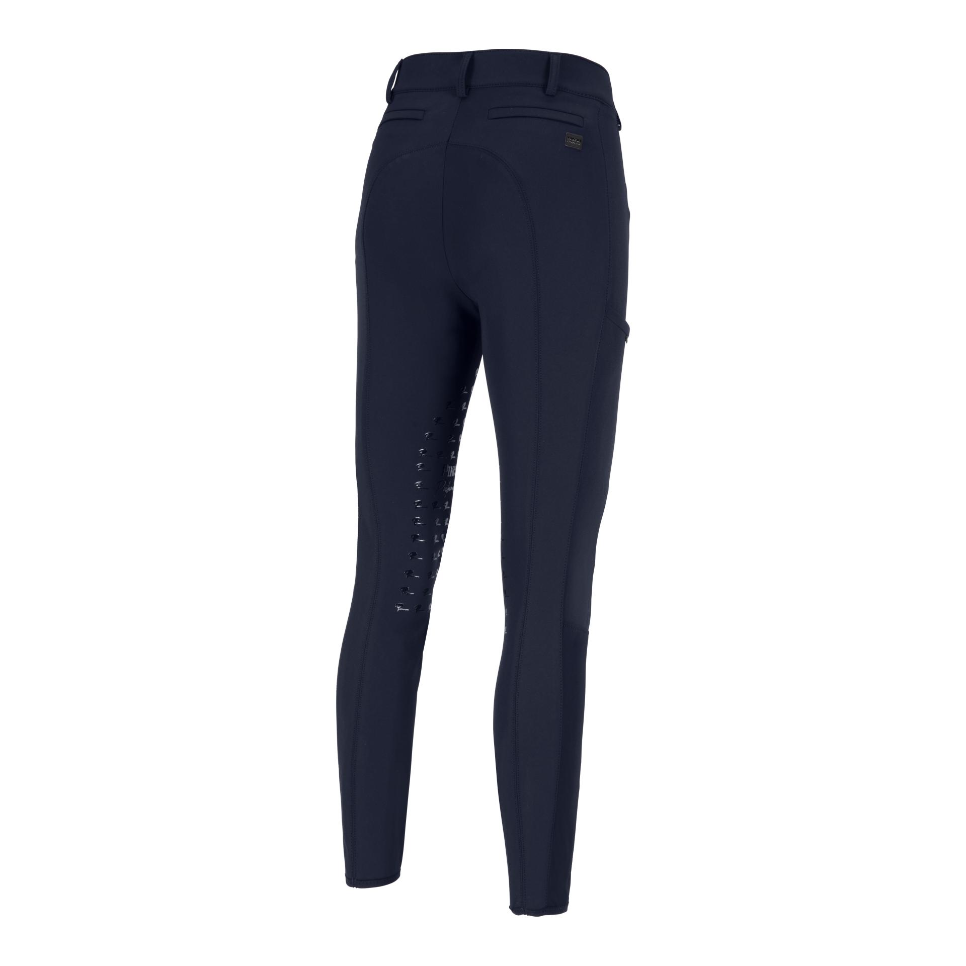 Pantalon d'équitation Oliva Athleisure avec grip au genou pour femmes - bleu nuit