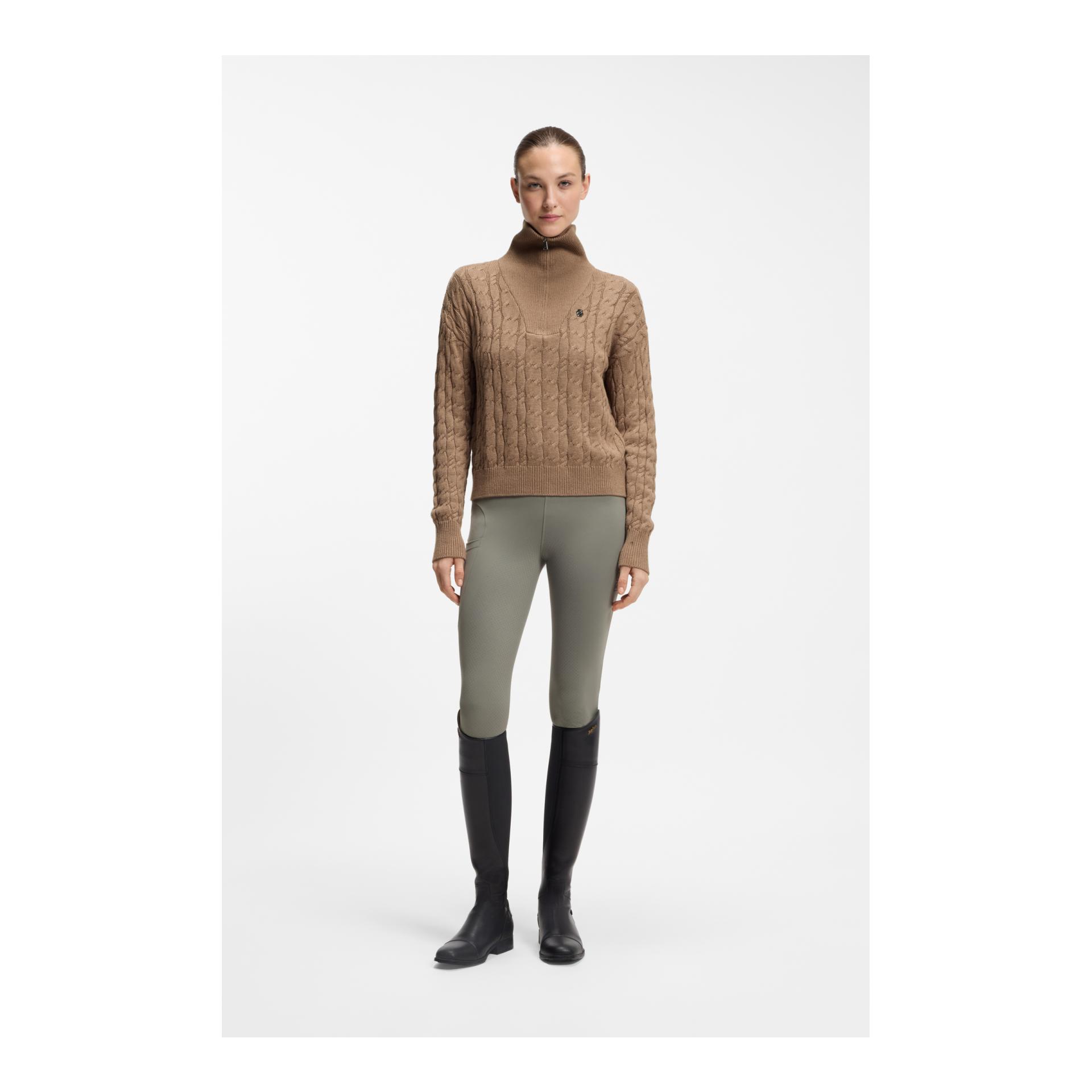 BOSS Equestrian Ella Zopfstrick-Pullover Damen