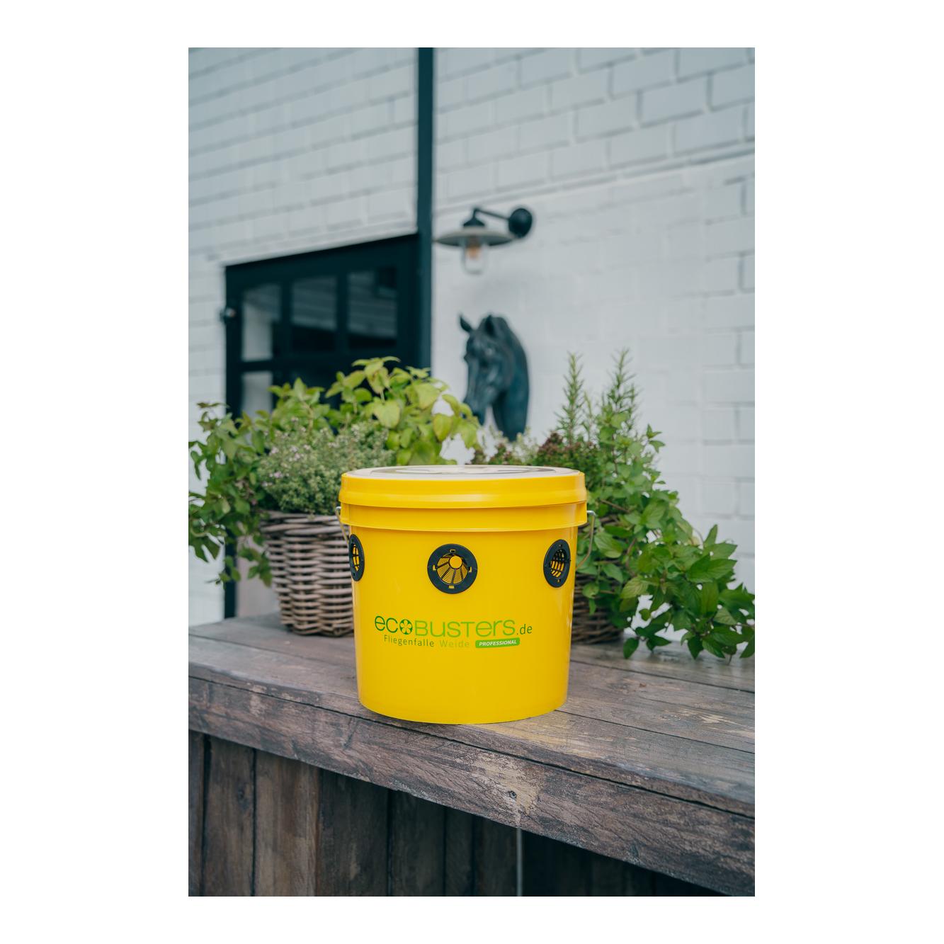 Ecobusters Piège à mouches flybucket - kit complet