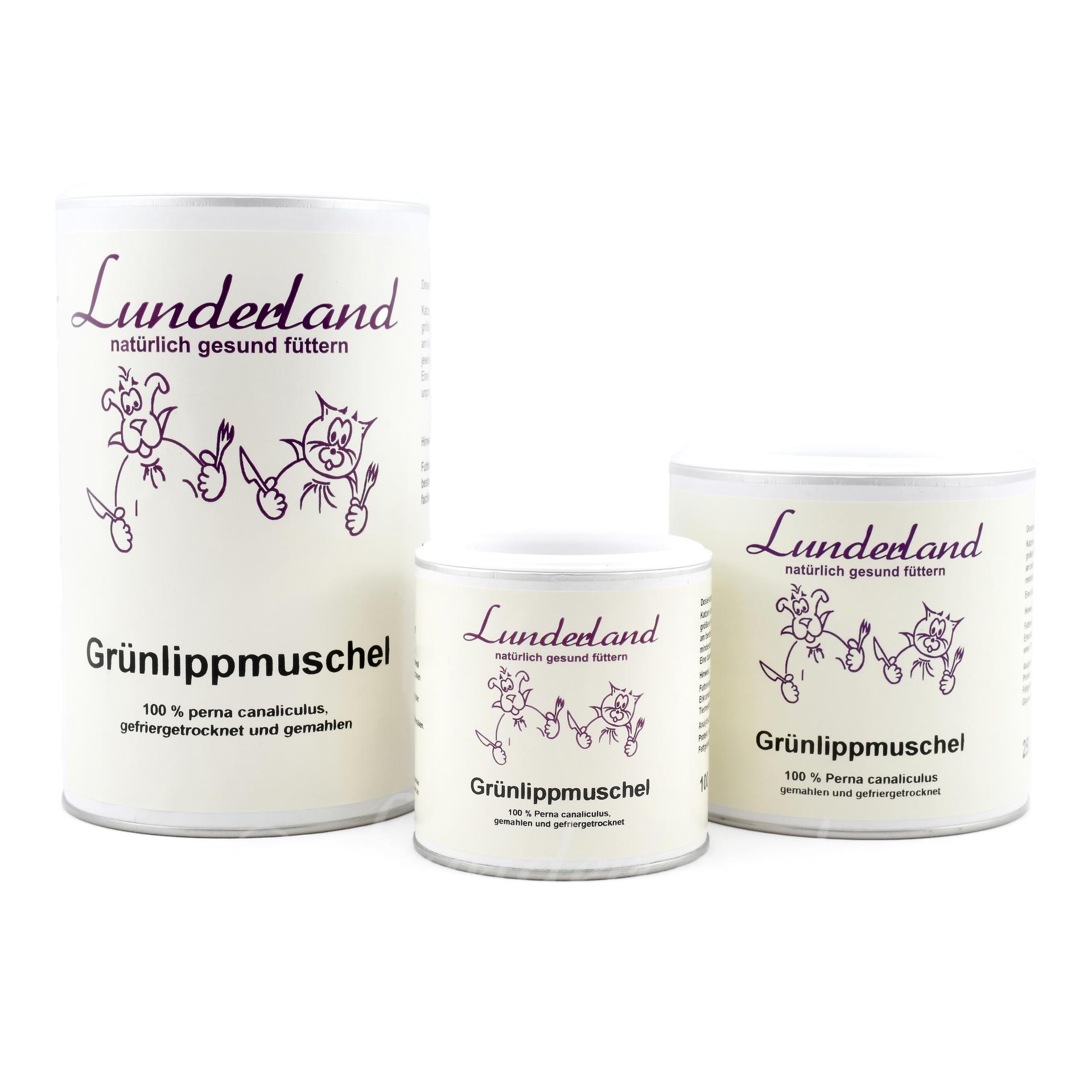 Lunderland Grünlippmuschelpulver Rein Ergänzungsfutter
