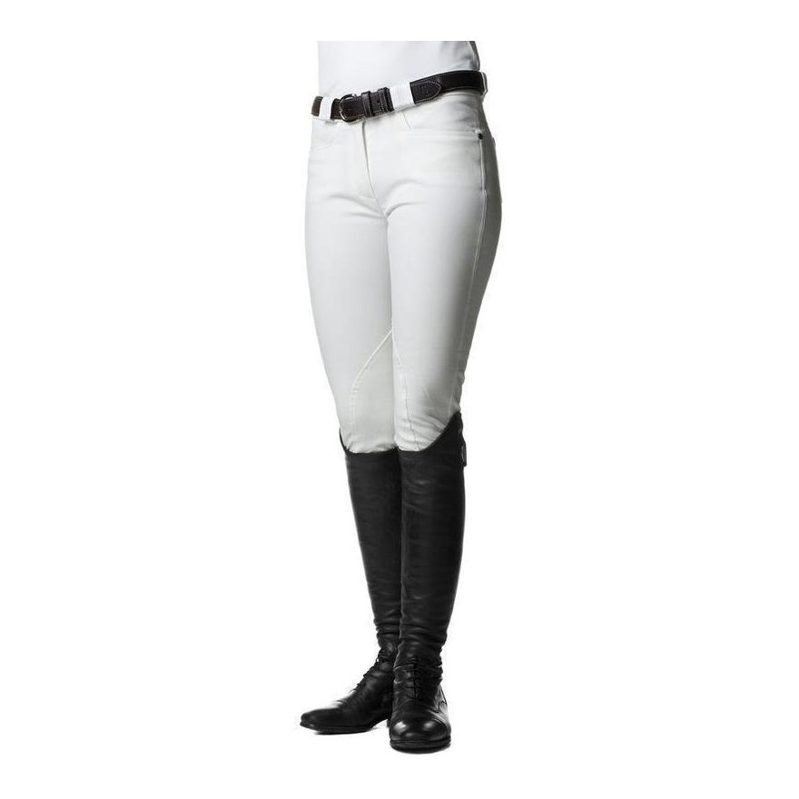 Kingsland Reithose KLKelly Kniebesatz Damen - white
