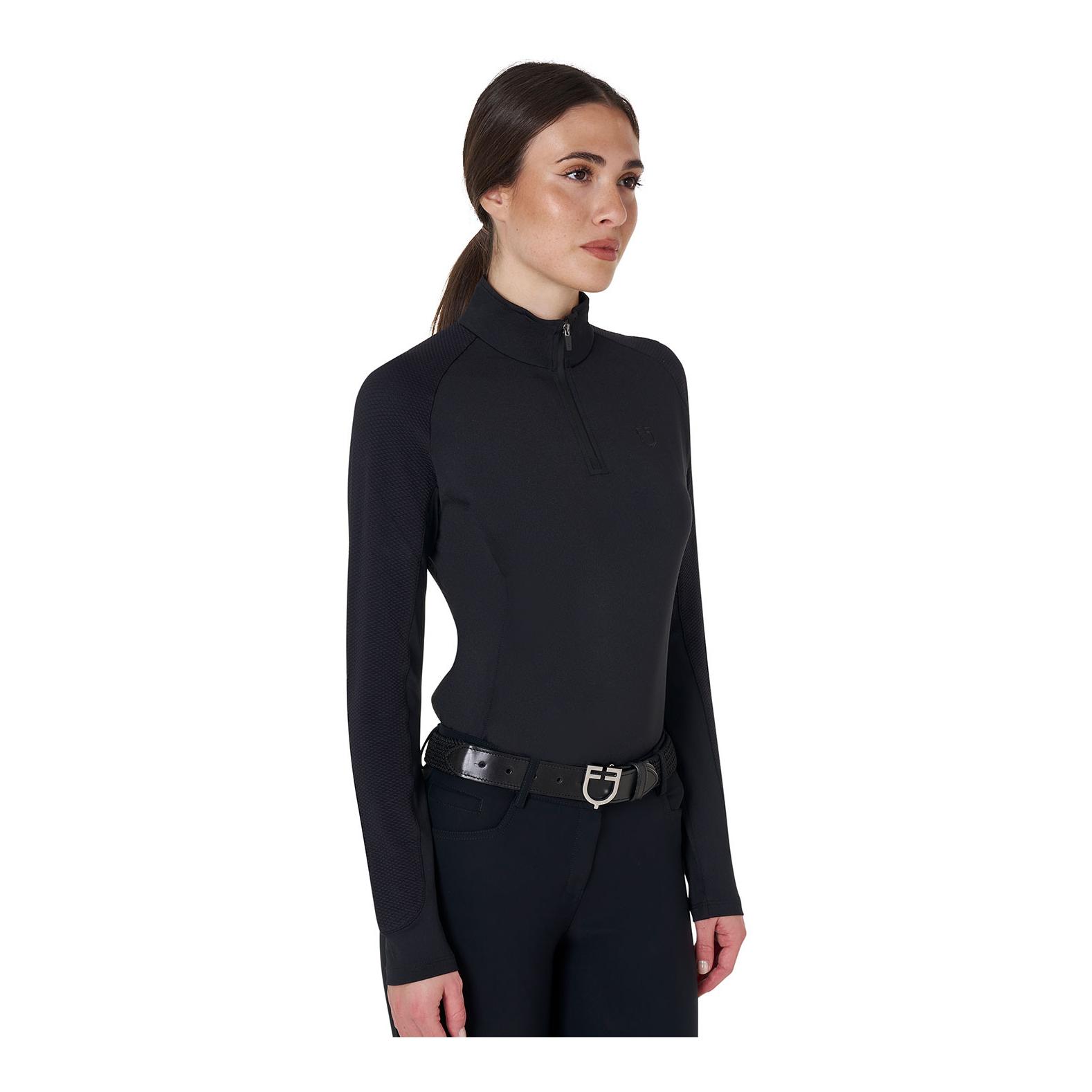Equestro T-shirt manches longues slim femme