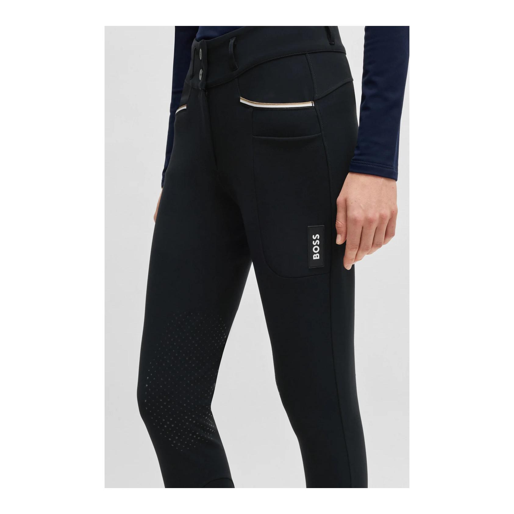 BOSS Equestrian Reithose Hannah Highwaist Kniebesatz Damen