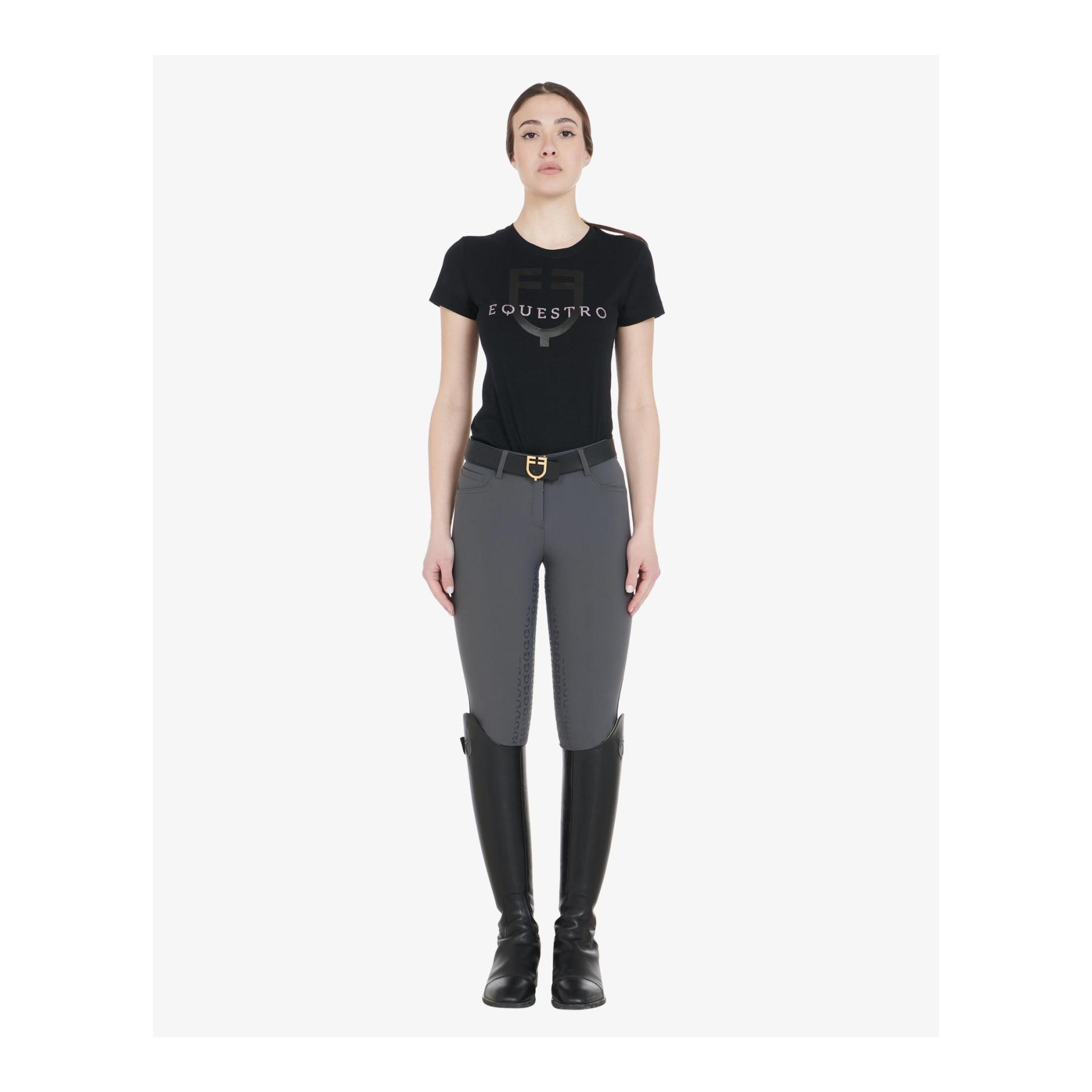 Equestro Reithose Aria Slim Fit Midwaist Vollgrip Damen