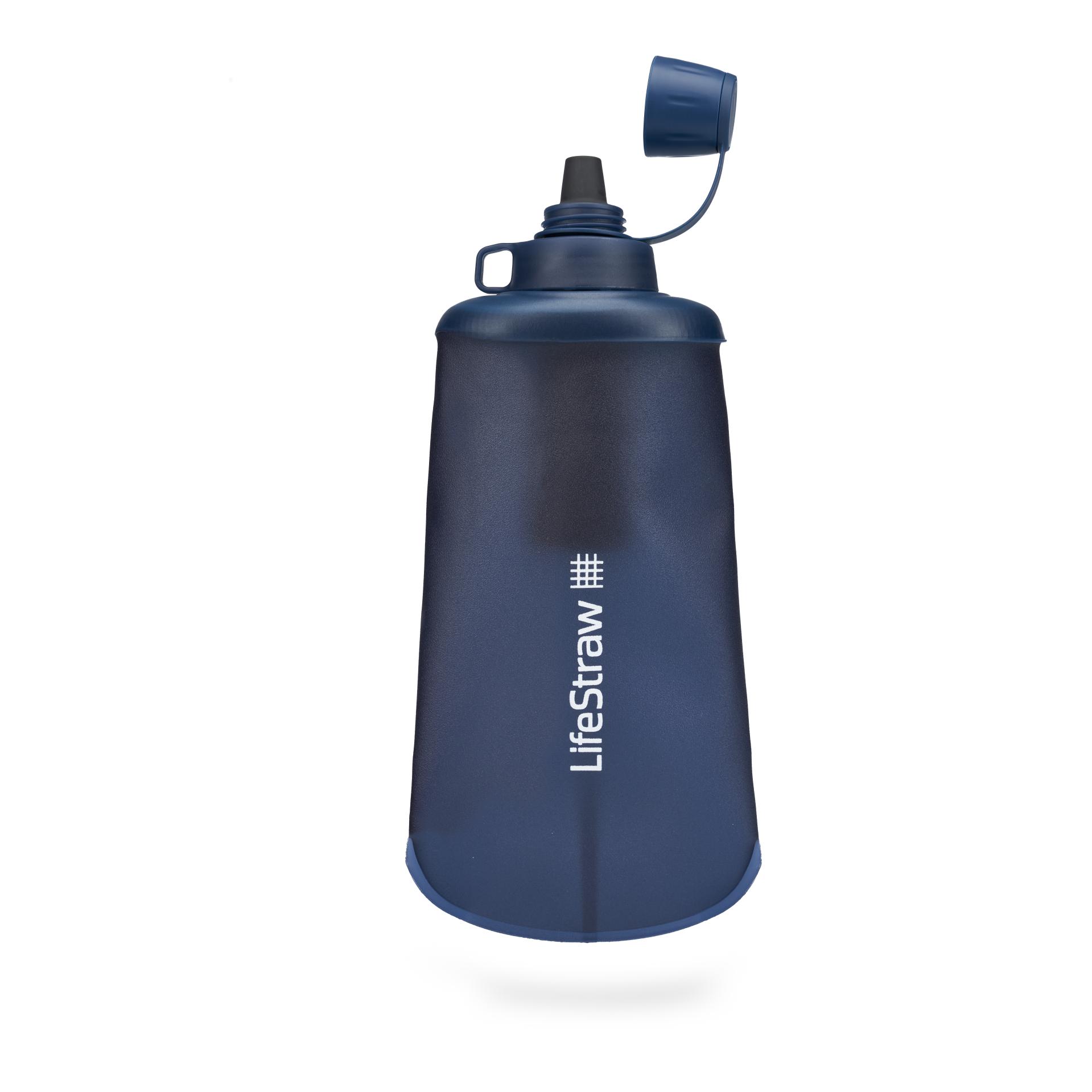 LifeStraw Collapsible Squeeze Flasche 650ml Mountain Blue