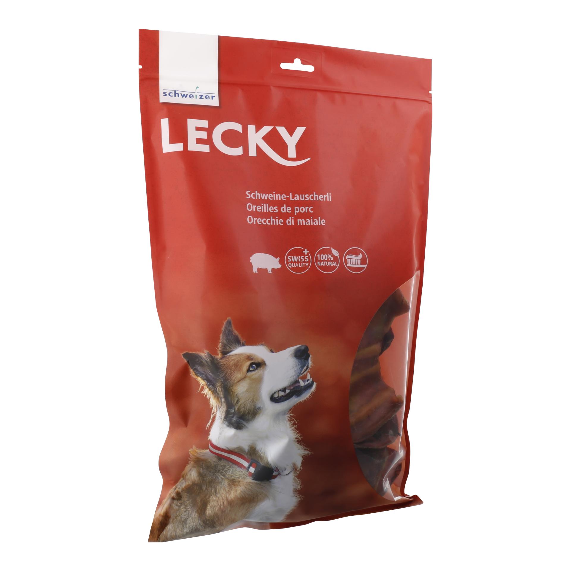 LECKY Schweine-Lauscherli Kauartikel Schweineohren