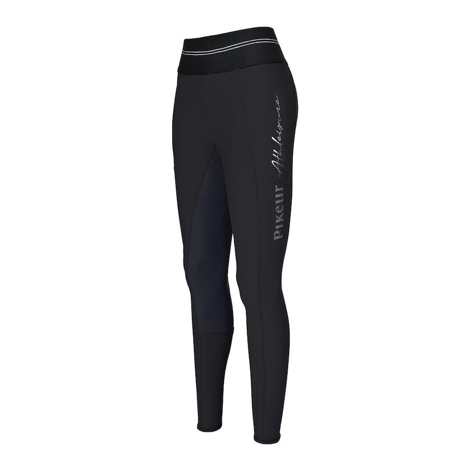 Pikeur Leggings d'équitation pour dame Athleisure Gia avec garniture grip intégrale - noir