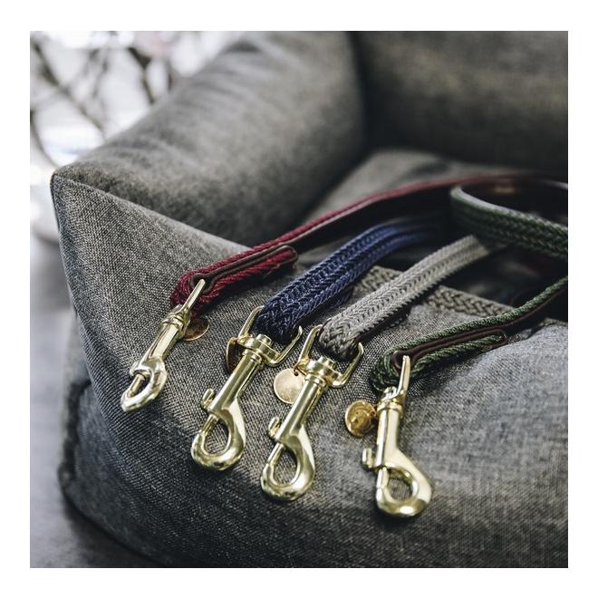 Kentucky Dogwear Hundeleine Nylon geflochten - bordeaux
