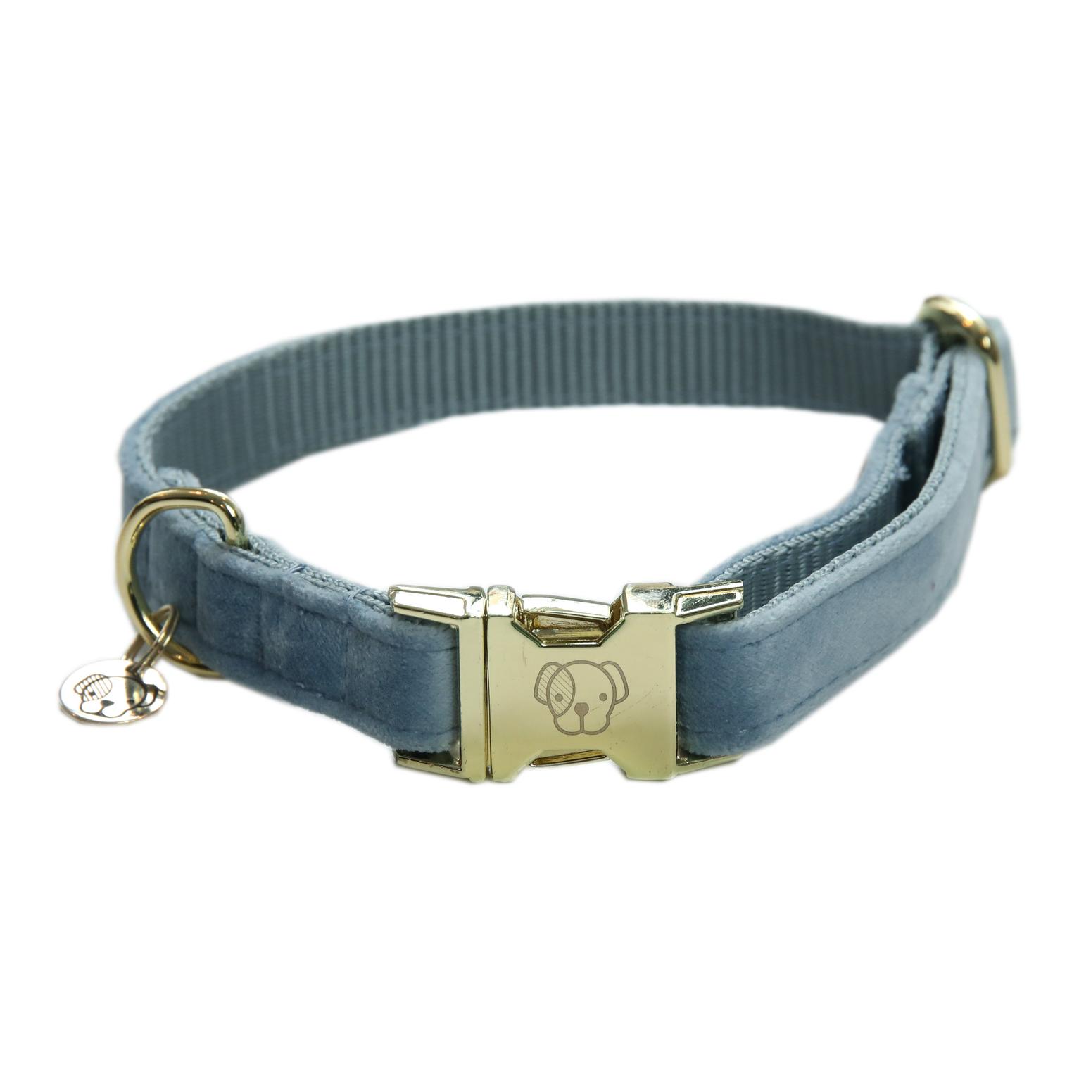 Kentucky Dogwear Collier pour chien Velvet - bleu clair