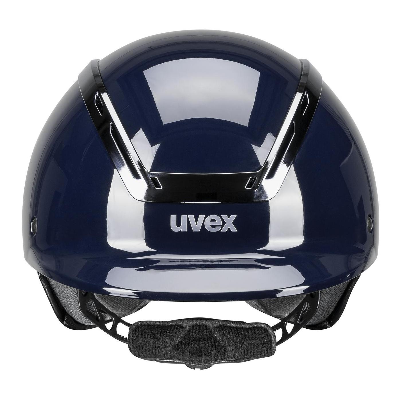 Uvex Reithelm Exxeed Shiny Chrome