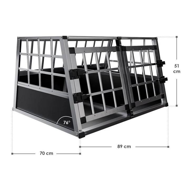 Hauptner Caisse de transport pour chiens en aluminium taille L-XL