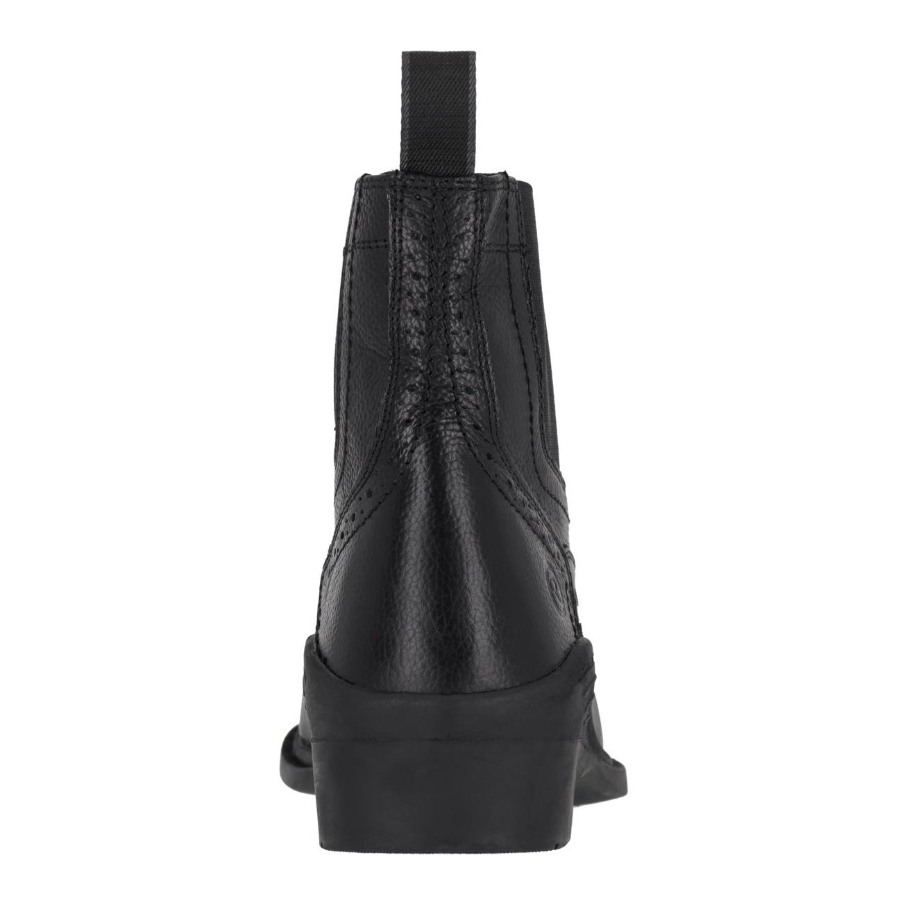 QHP Stiefelette Jakarta Adult - Leder Reitschuhe mit Reissverschluss