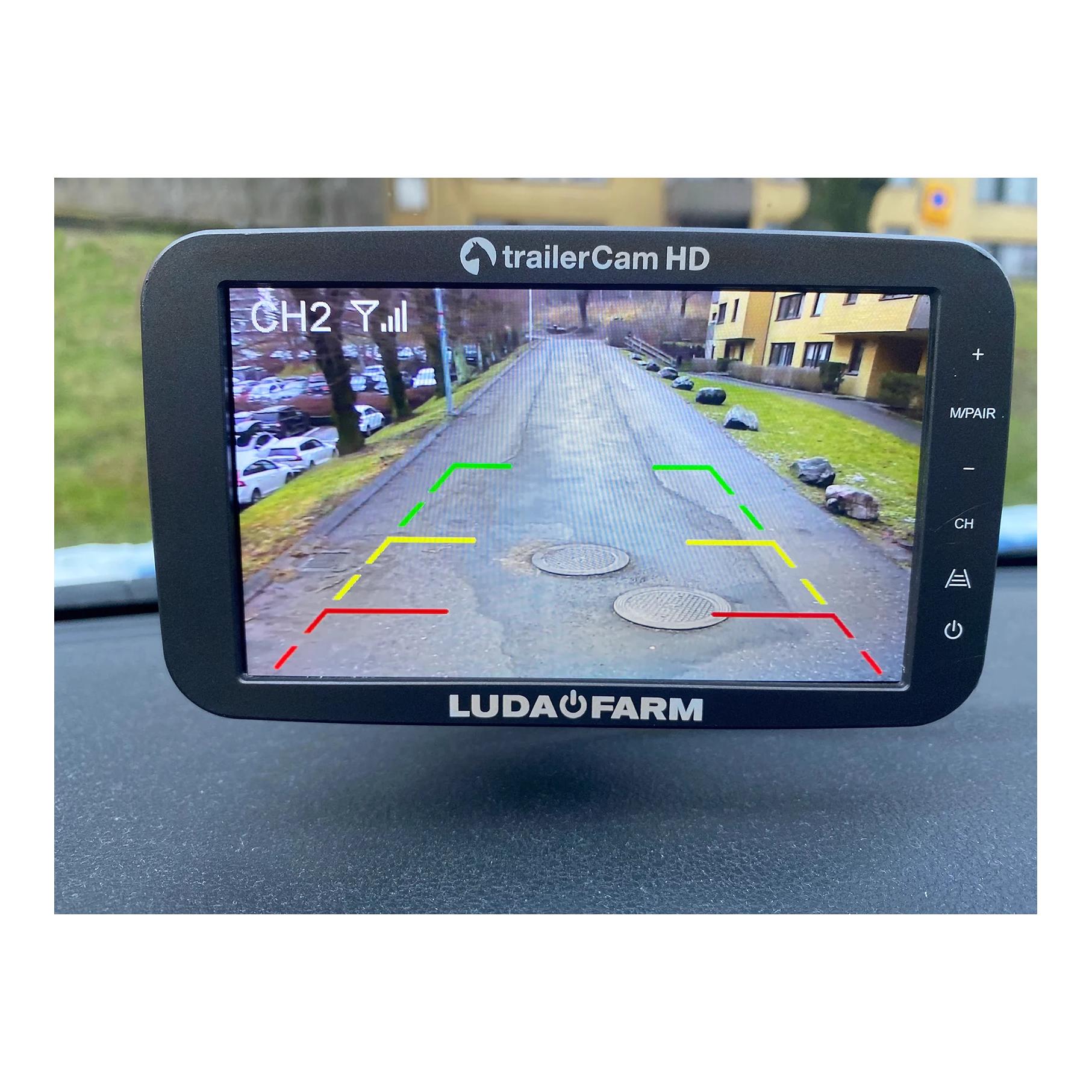 LudaFarm TrailerCam HD Profi Système de caméra pour van pour chevaux