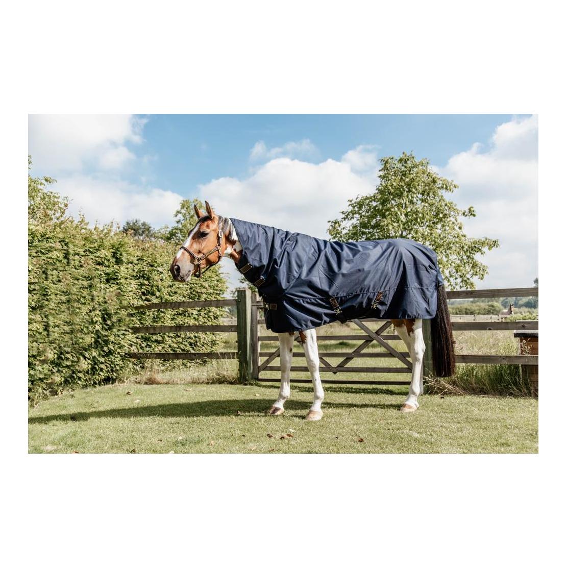 Weidedecke Turnout all weather Quick dry Fleece mit Halsteil 150 Gramm