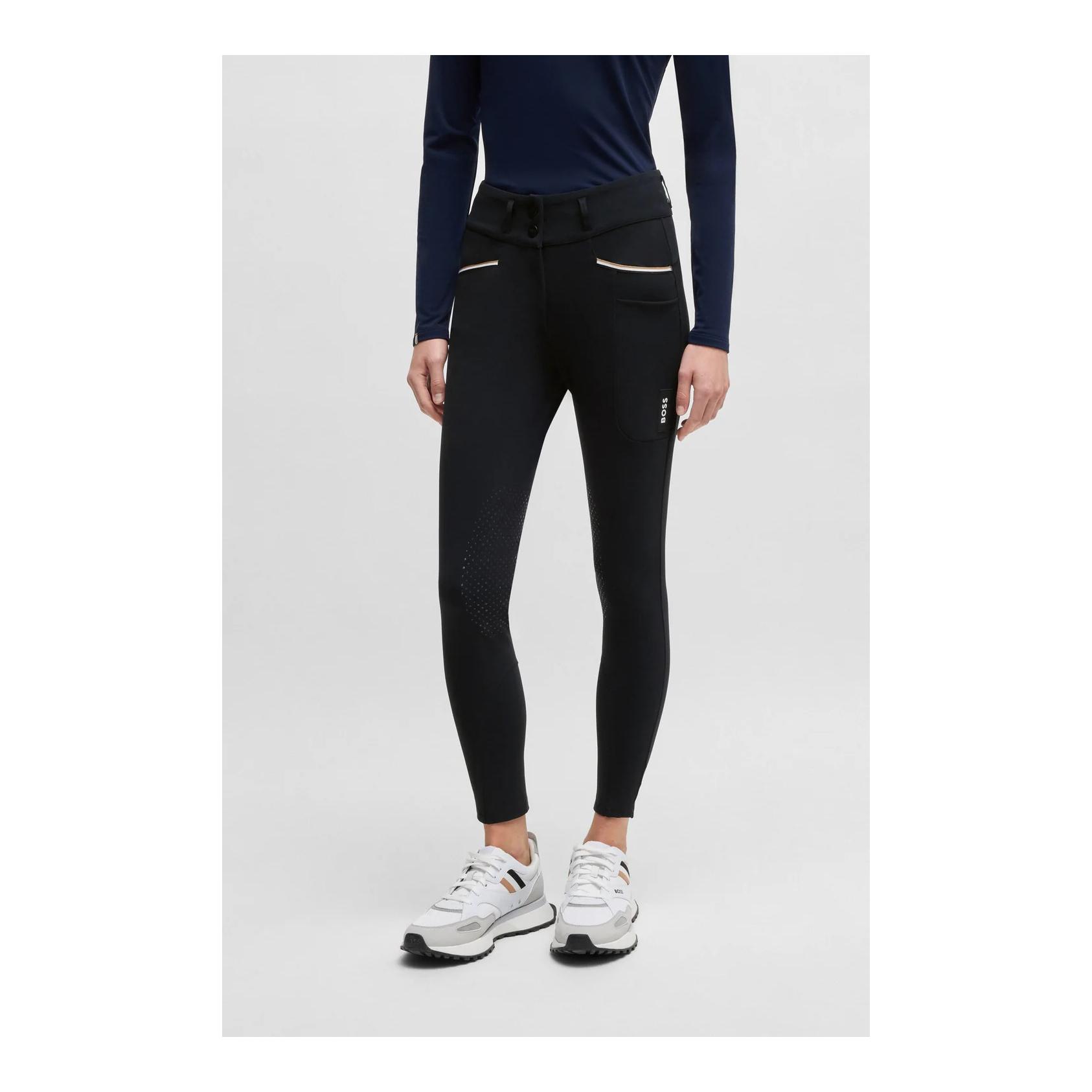 BOSS Equestrian Reithose Hannah Highwaist Kniebesatz Damen