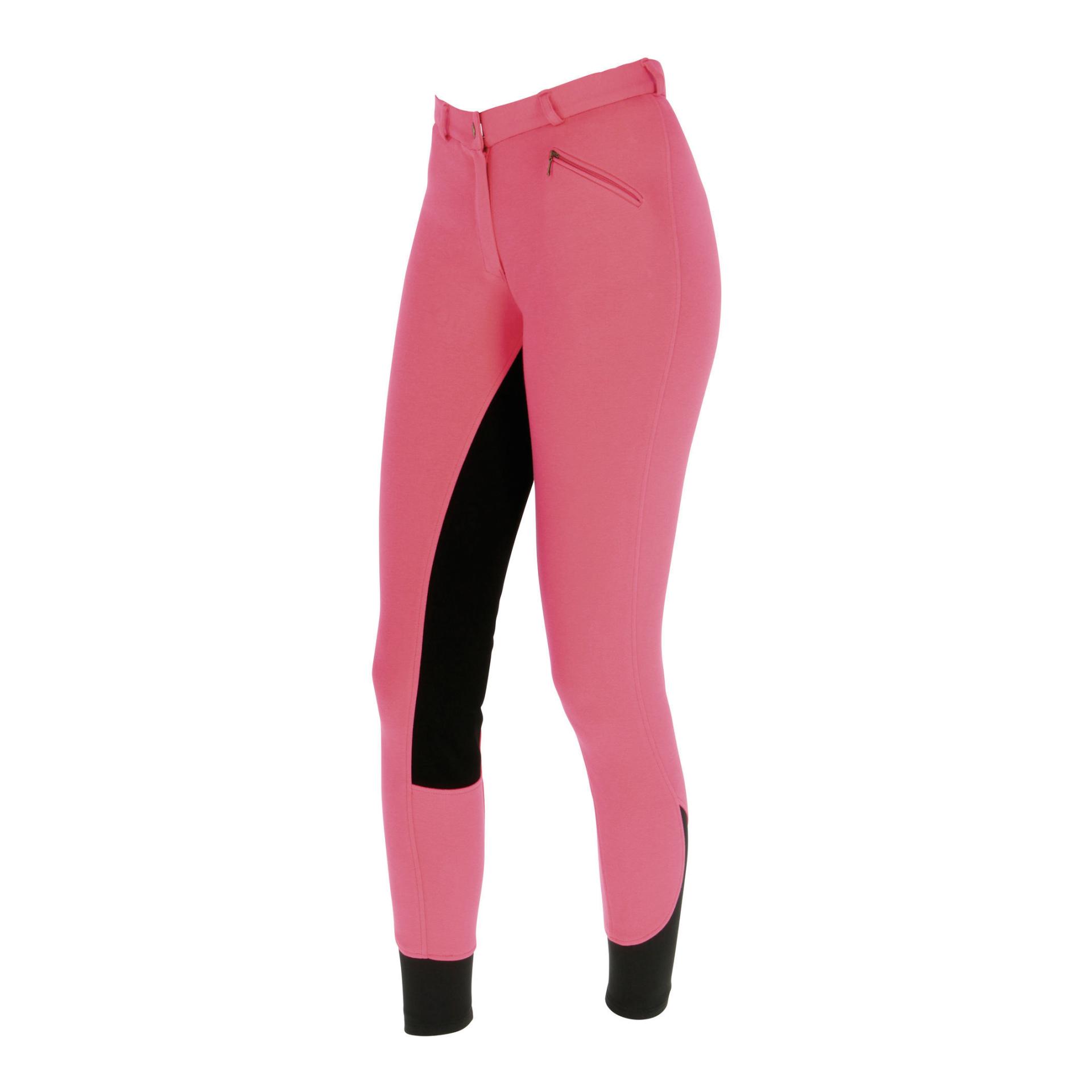 Covalliero Pantalon d'équitation Economic pour enfants avec doublure complète - rose foncé