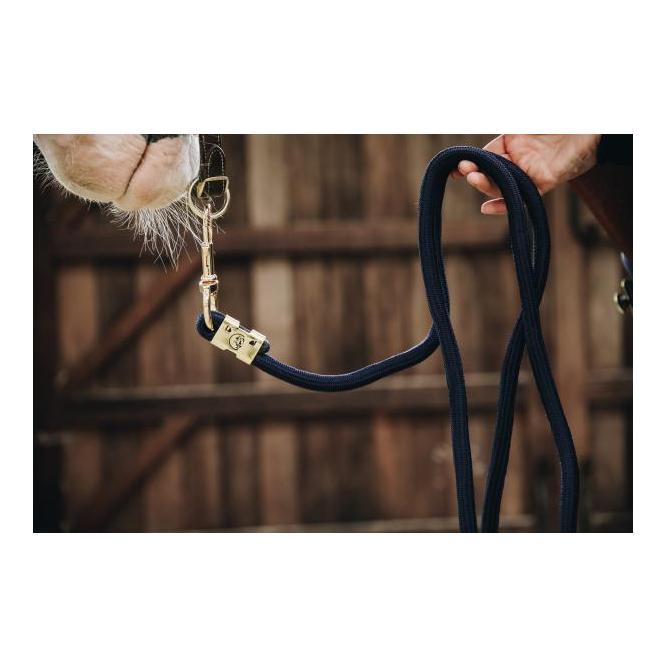 Kentucky Führstrick Basic Karabinerhaken - navy