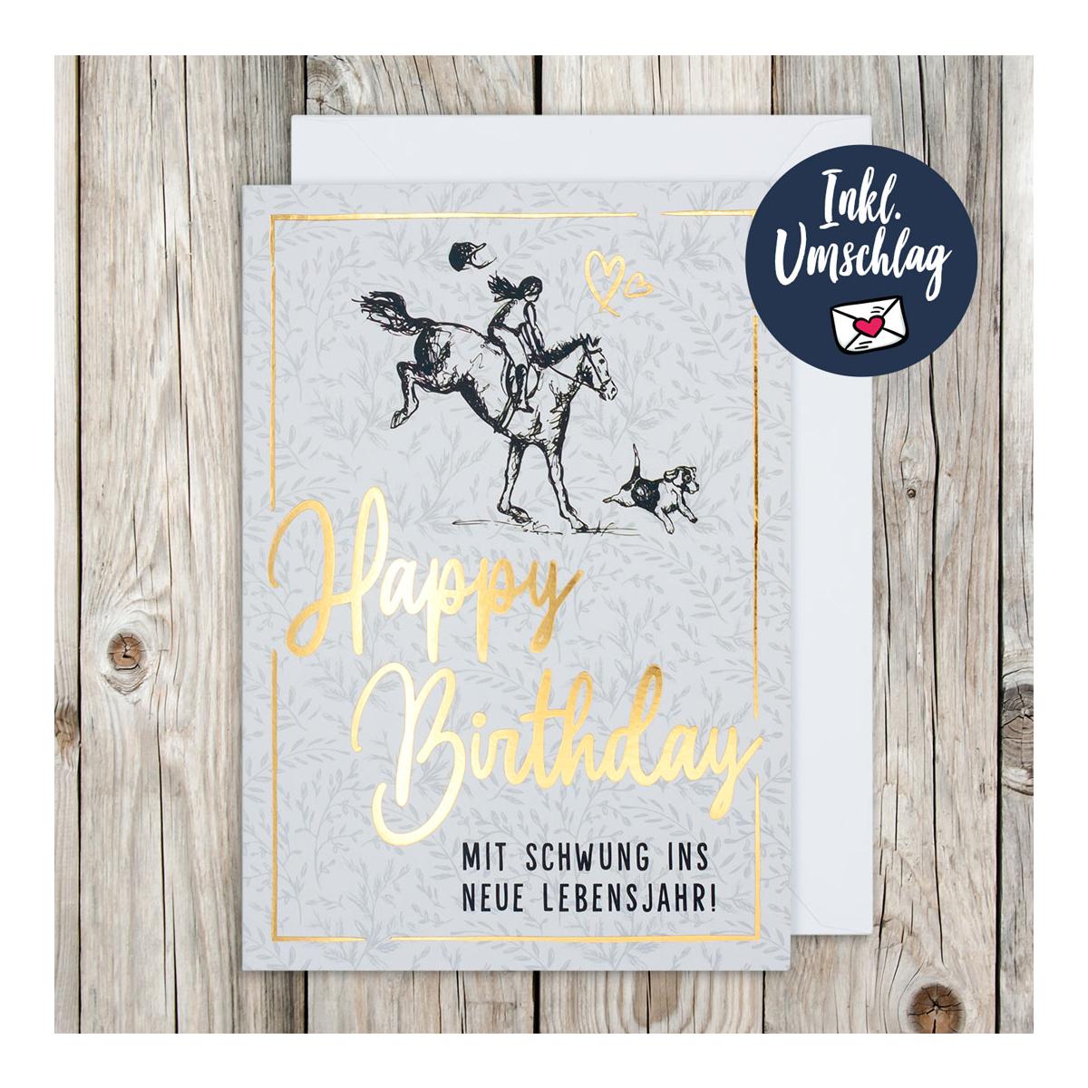 Soulhorse Carte de vœux « Happy Birthday »