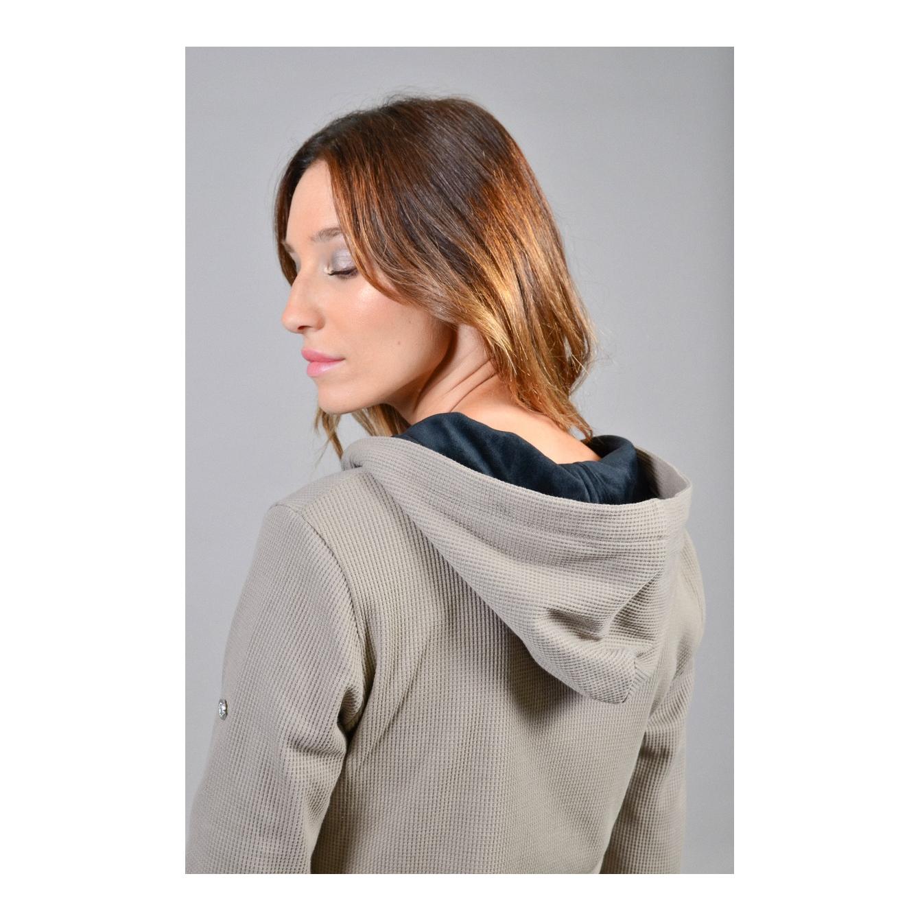 Sweat à capuche Swai Femme – taupe