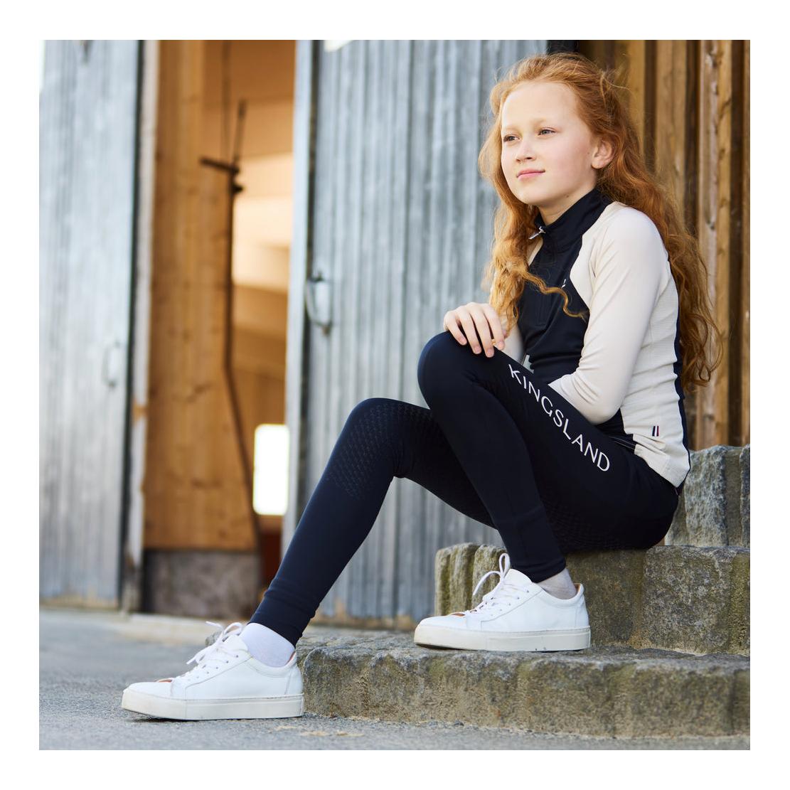 Kingsland Leggings d'équitation KLLinda F-Tec 5 Vollgrip Junior