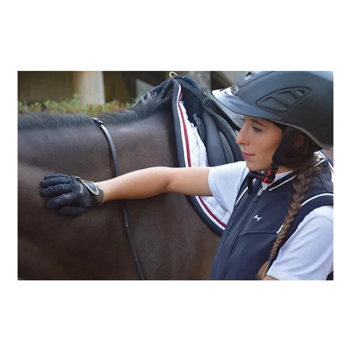 Helite Airshell Weste Prestige Unisex - kompatibel mit Zip'in Airbag - schwarz/weiss