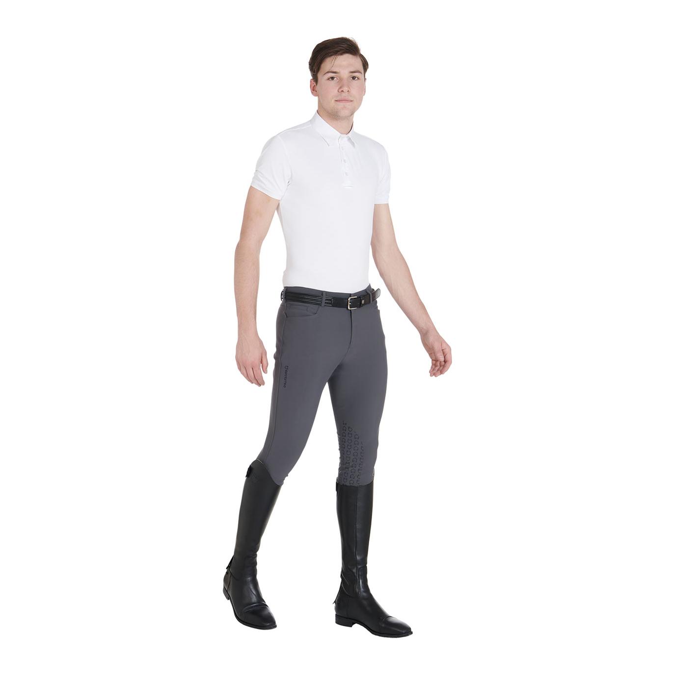 Equestro Reithose Caspar Kniebesatz Jungs