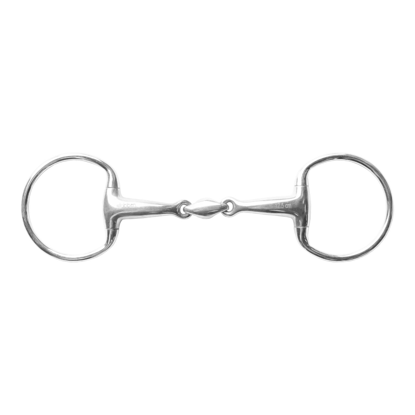 Stübben Olivenkopftrense Doppelt gebrochen Stainless Steel