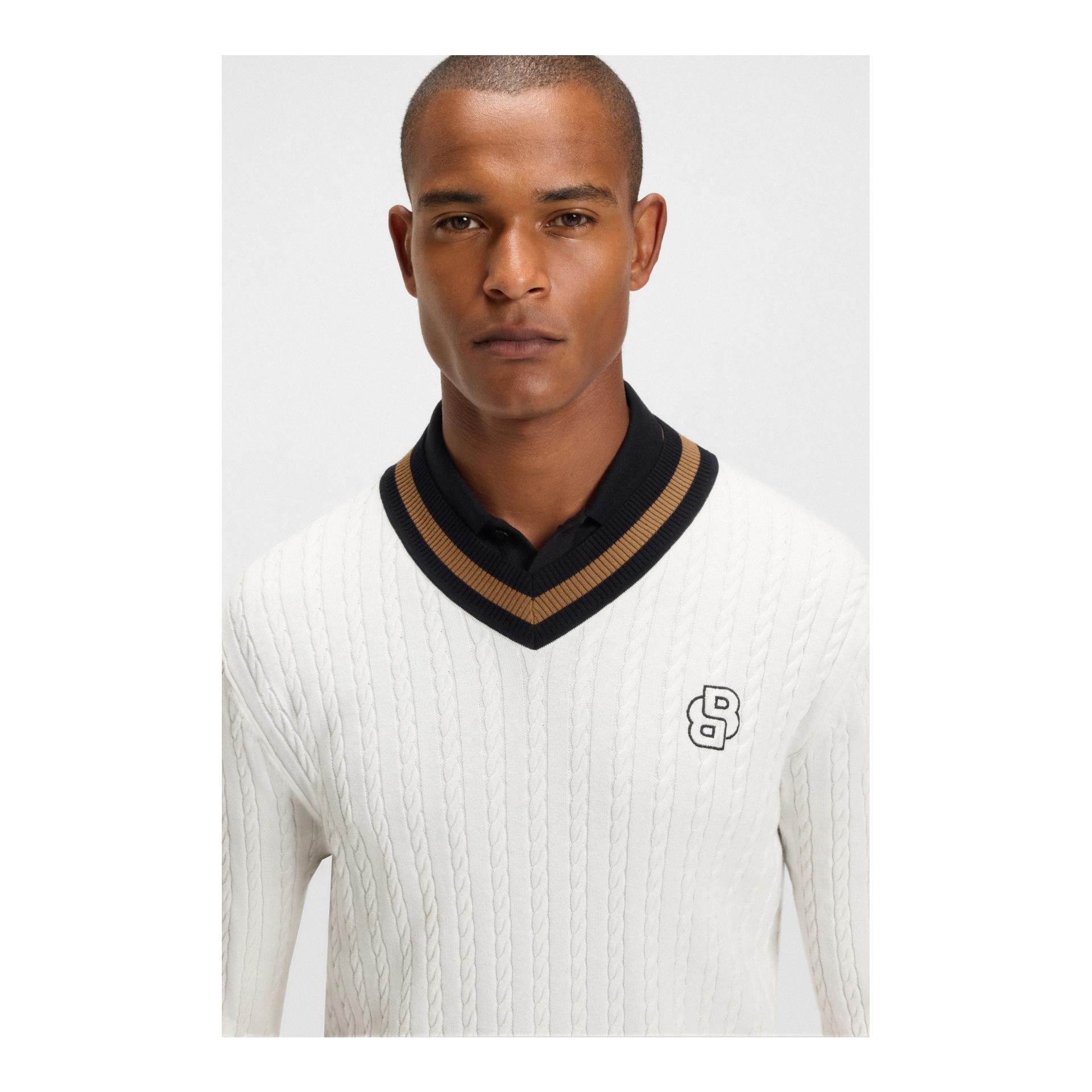 BOSS Equestrian Strickpullover Jan  Cable Herren
