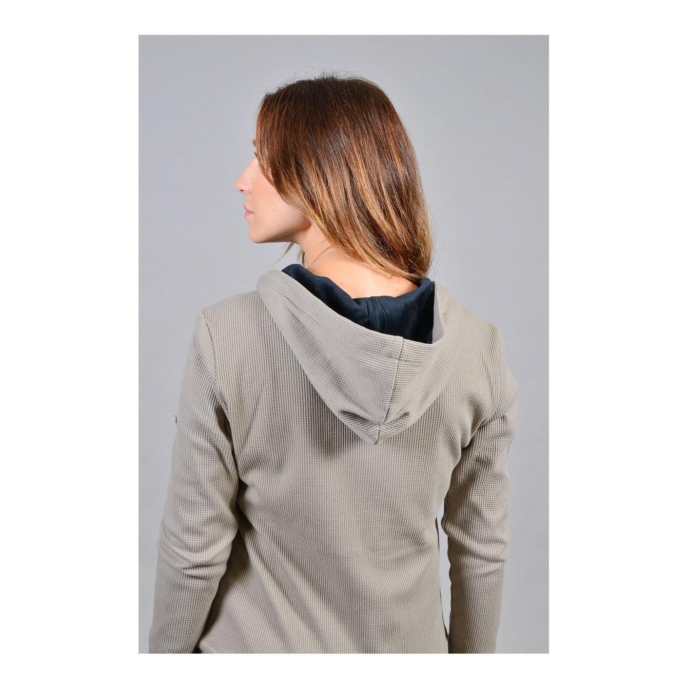Sweat à capuche Swai Femme – taupe