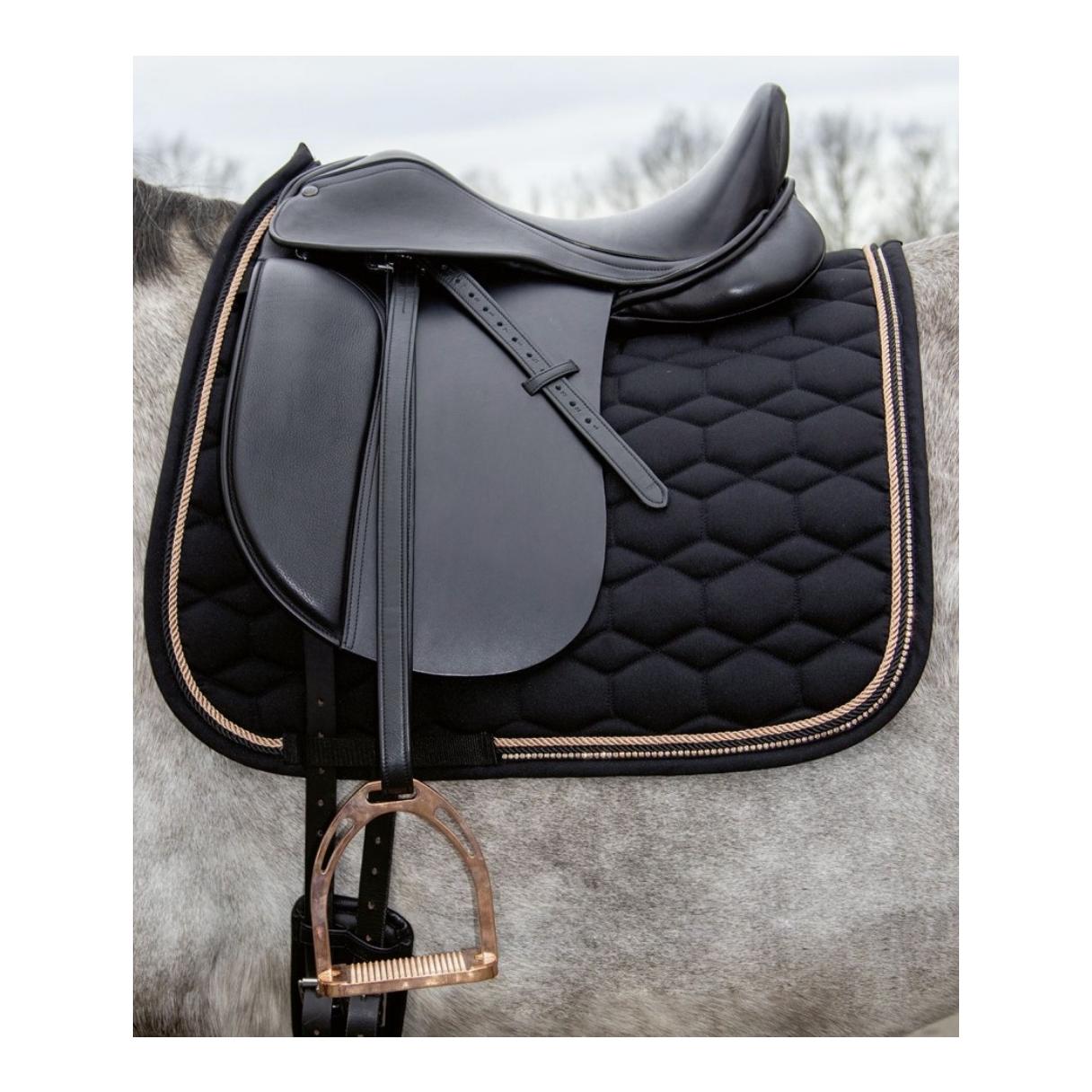 HKM Schabracke Glamour Style - schwarz/roségold