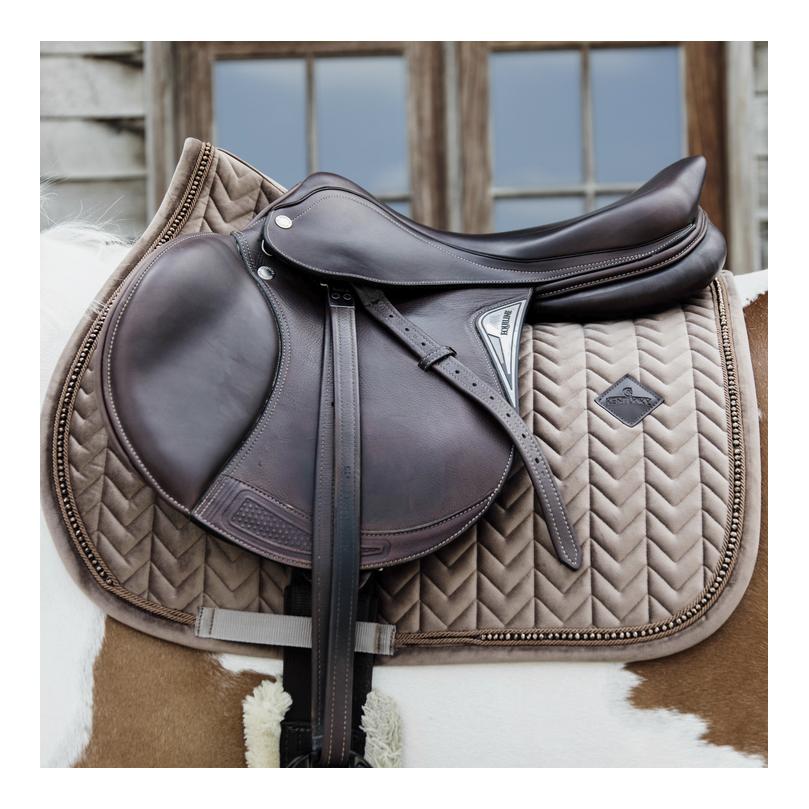 Kentucky Schabracke Samt Pearls - beige