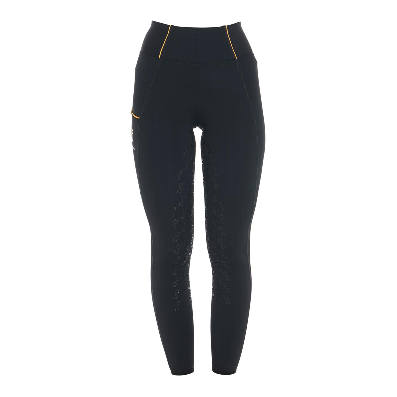 Equestro Leggings d'équitation d'hiver avec polaire Full Grip pour femmes