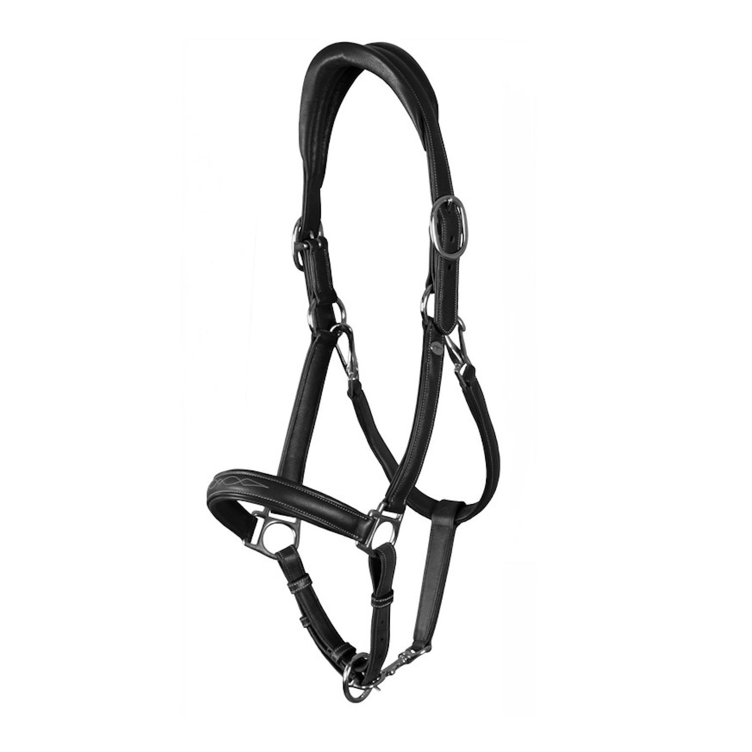 Dy'on Weiches Lederhalfter Working Collection Neu - schwarz
